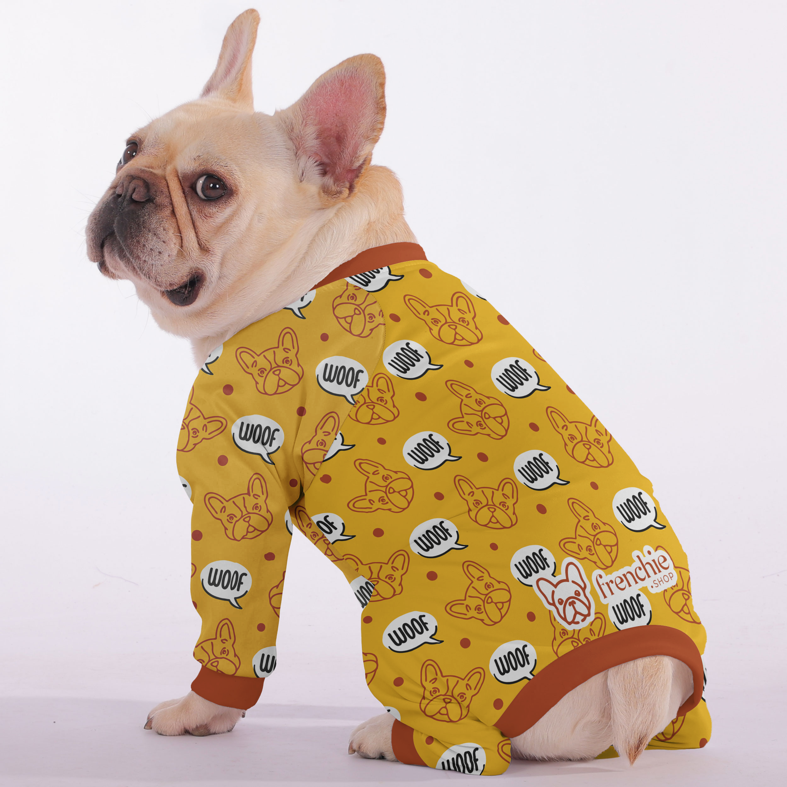 French Bulldog Ultra-Soft Dog Pajamas for Training Sessions-fadou
