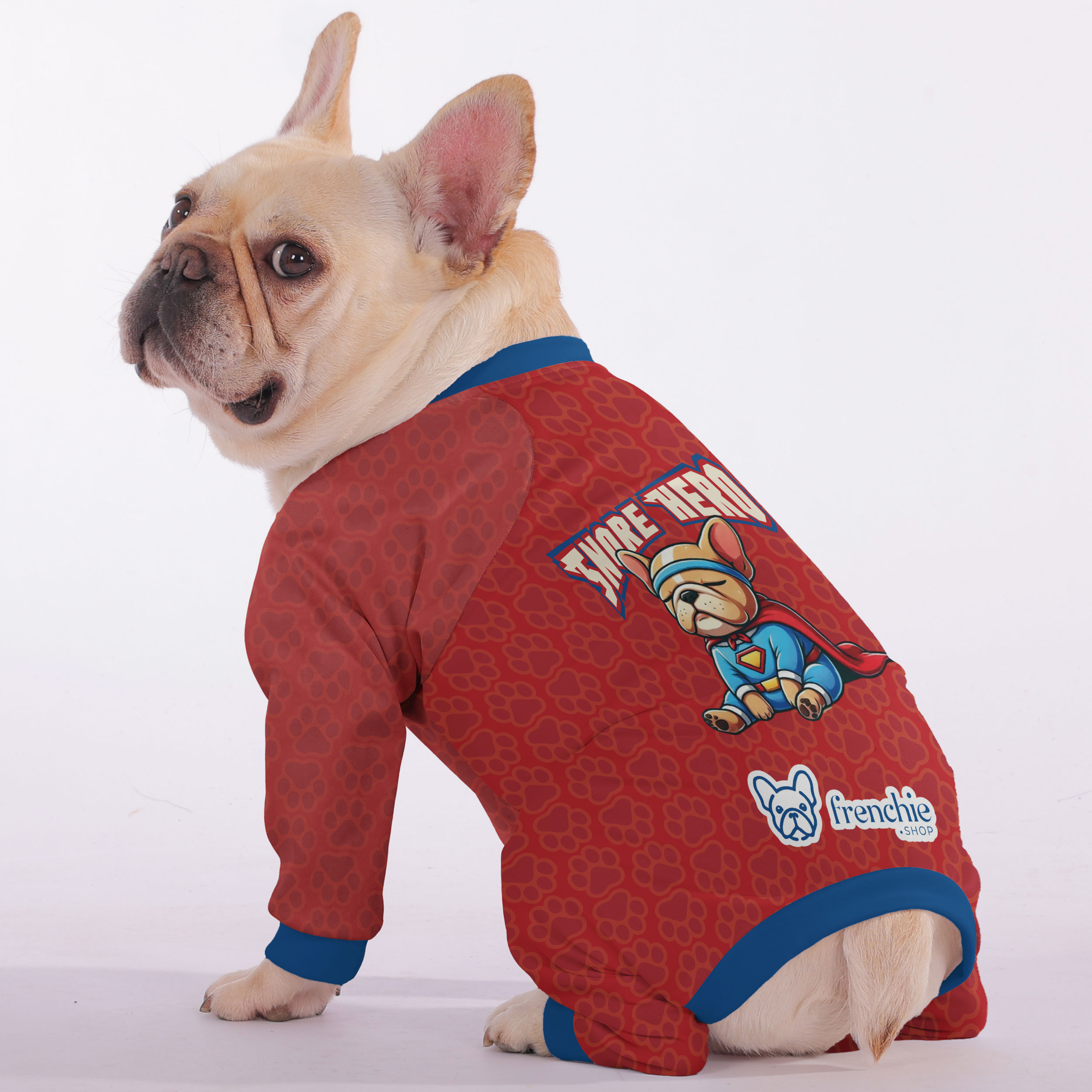 SNORE French Bulldog Dog Pajamas for Outdoor Adventures-fadou