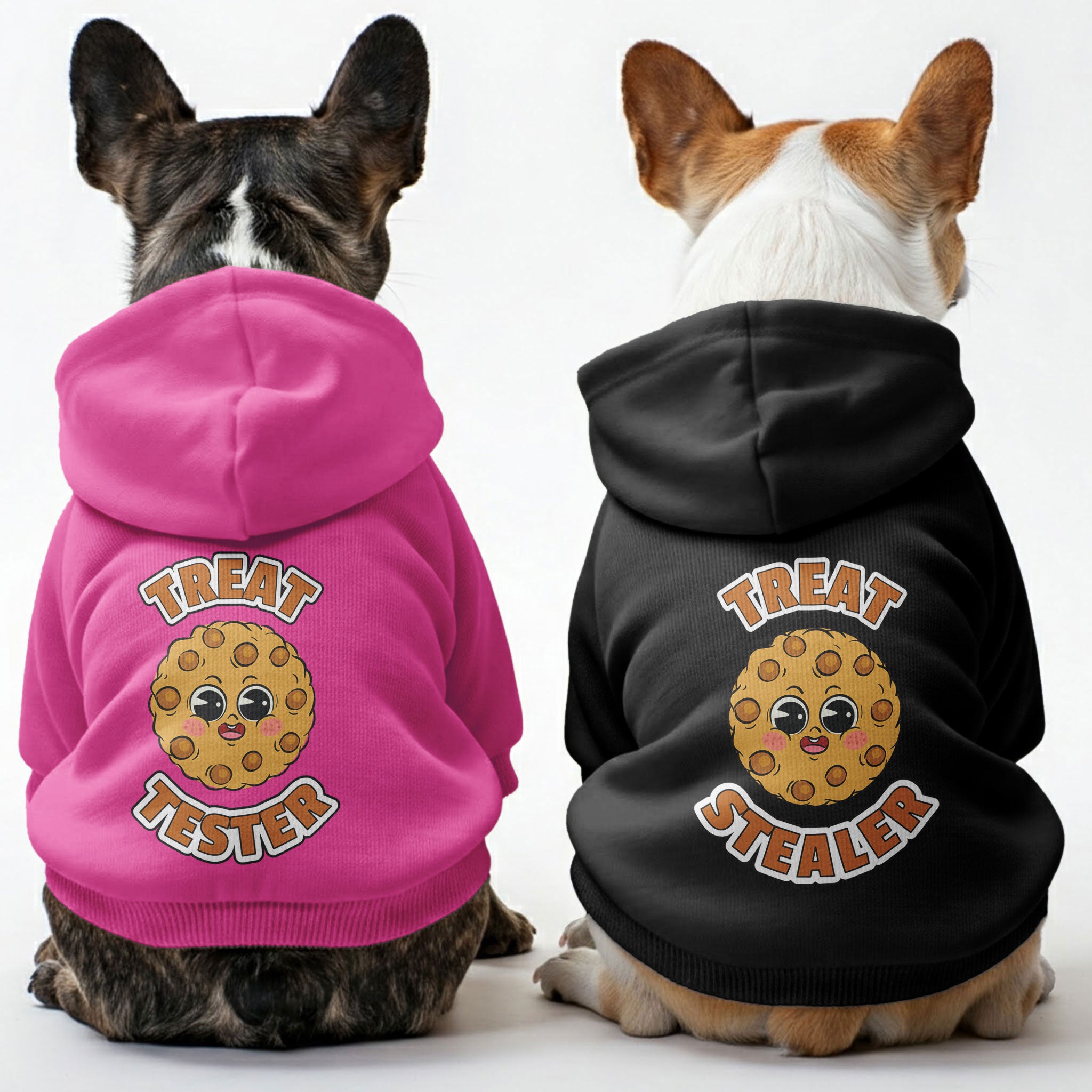Treat French Bulldog Fleece Hoodie for Brachycephalic Dogs-fadou