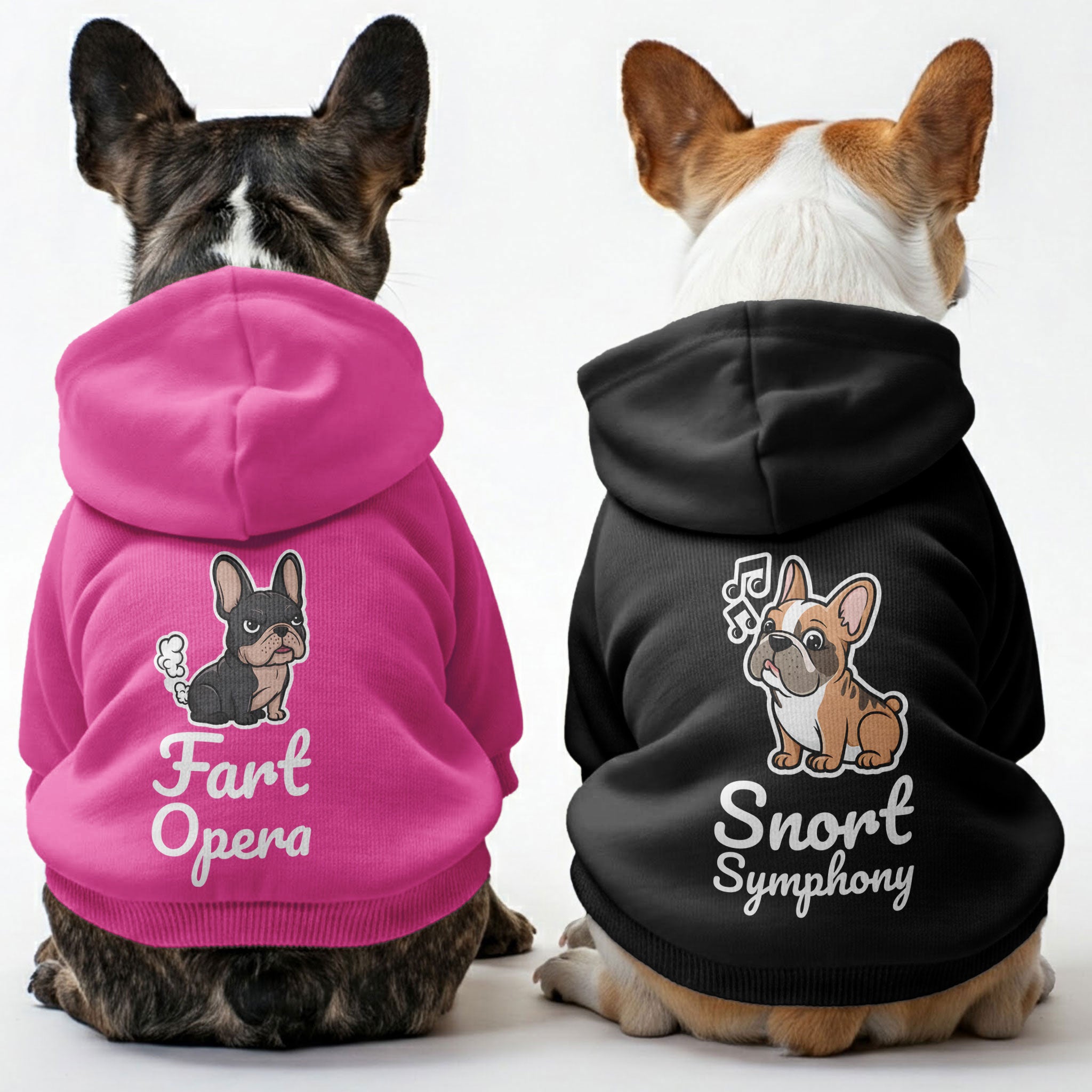 Snort French Bulldog Pet Sweatshirt for Brachycephalic Dogs-fadou