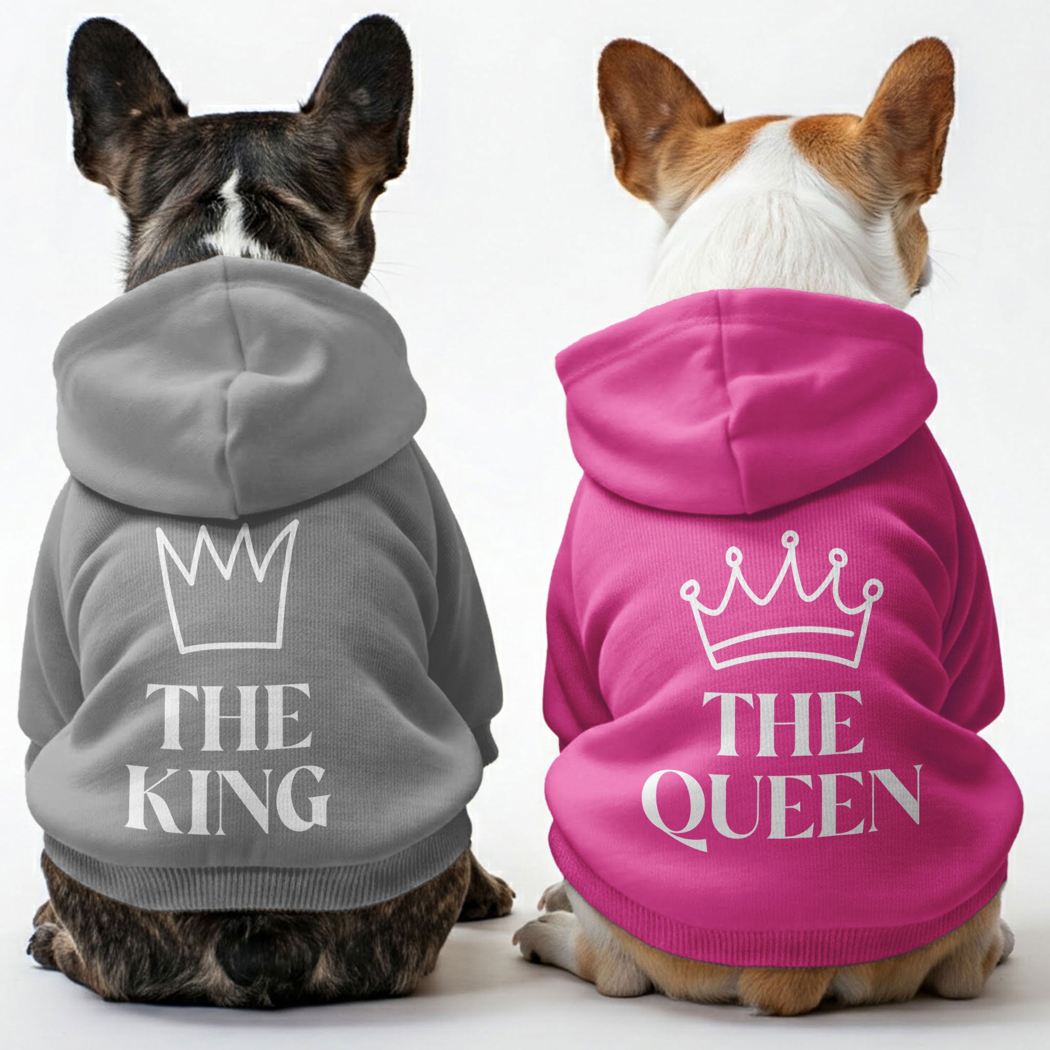 The King and the Queen - Matching French Bulldog for French Bulldogs-fadou