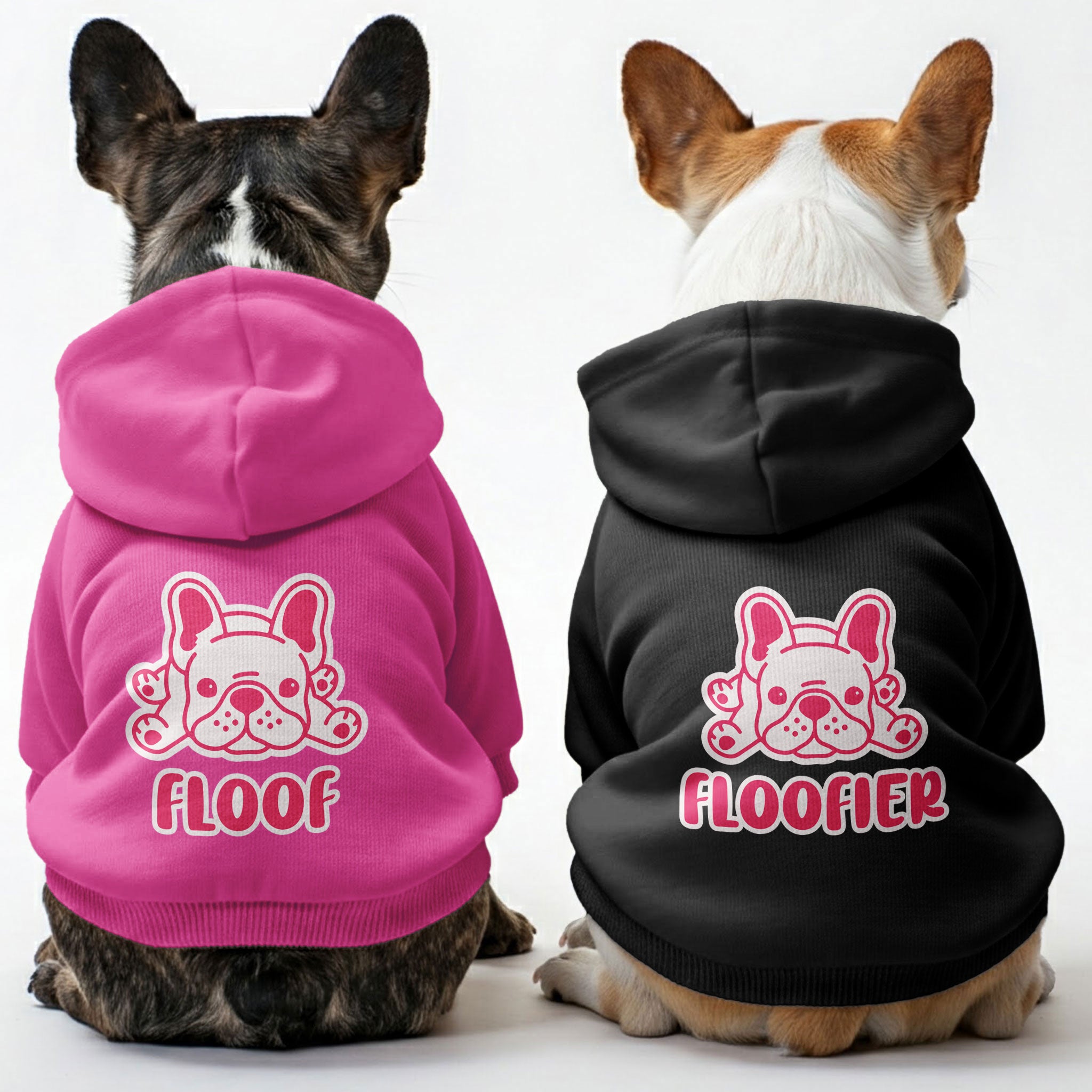 French Bulldog Personalized Dog Hoodie for Brachycephalic Dogs-fadou