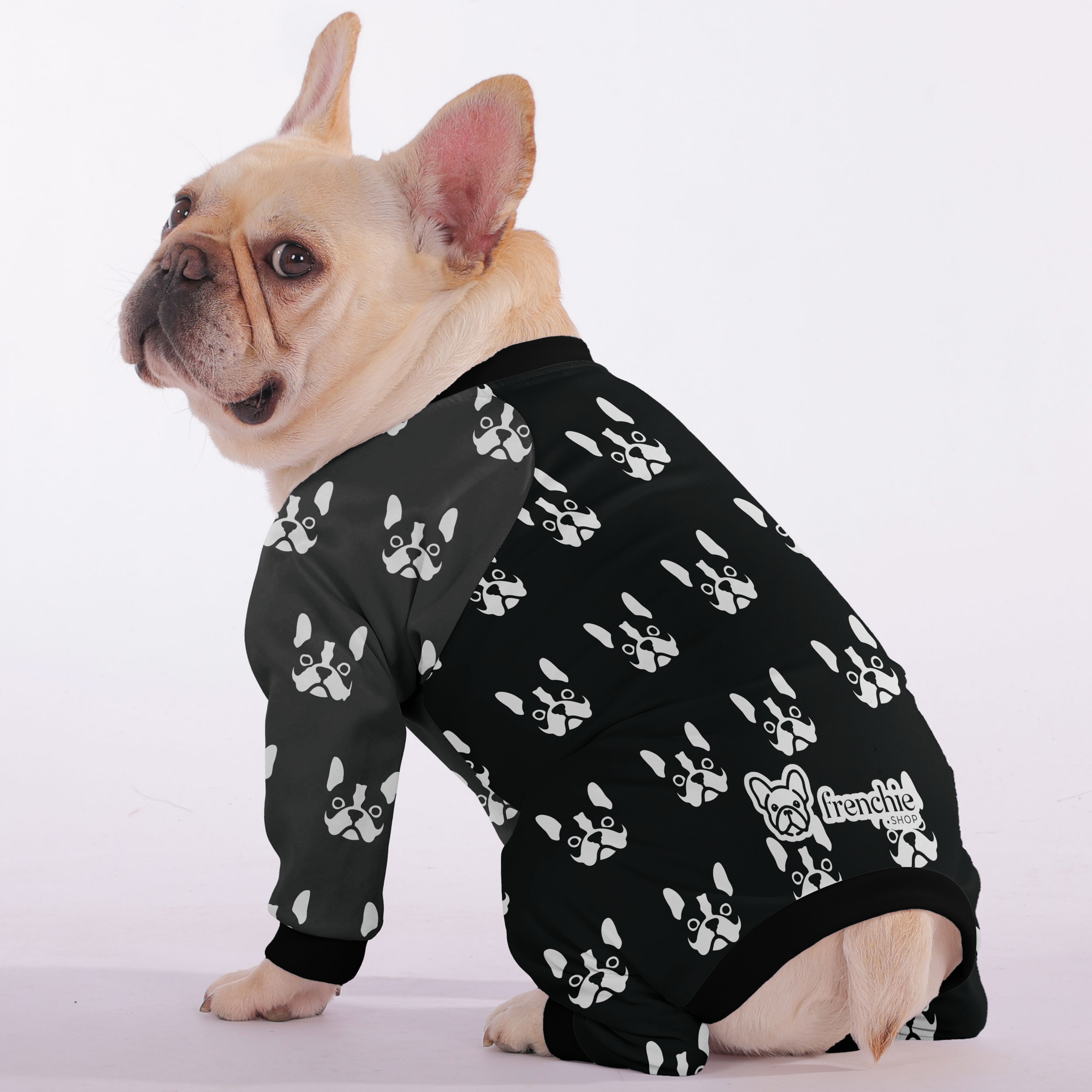 Penelope French Bulldog Night Outfit for Travel Comfort-fadou