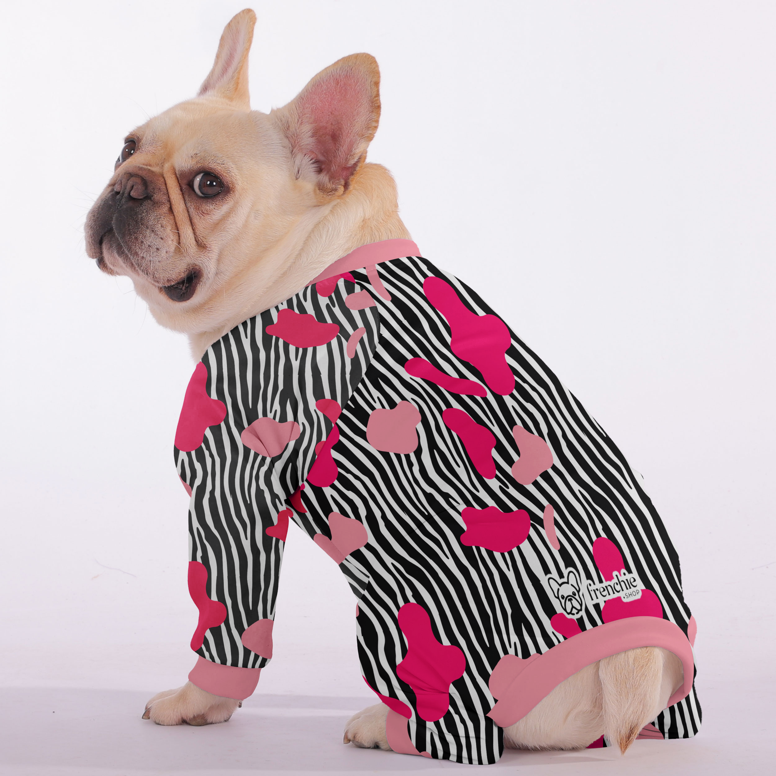 Frenchie Ultra-Soft Cozy Loungewear for Flat-Face Breeds-fadou