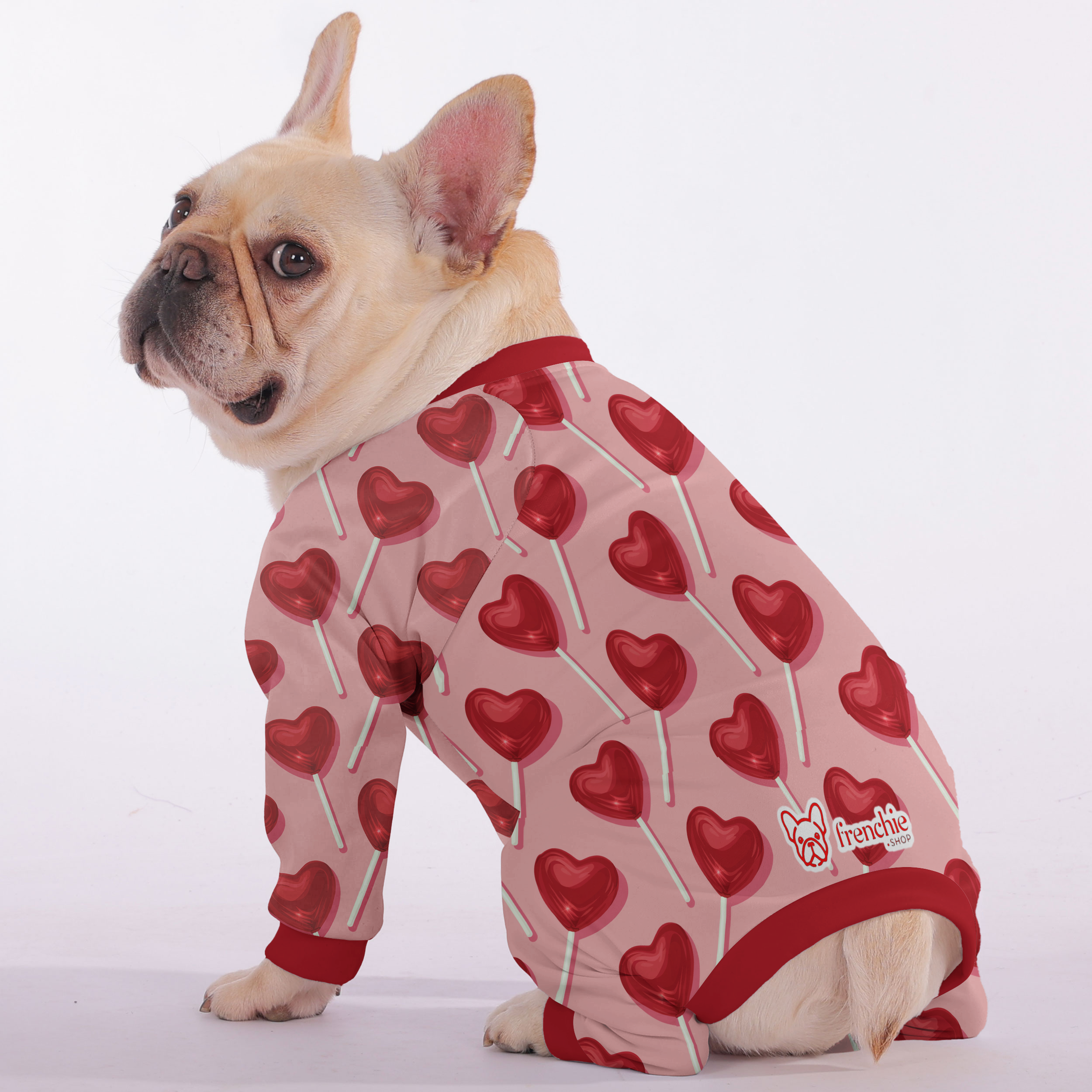 French Bulldog Stylish Night Outfit for Flat-Face Breeds-fadou