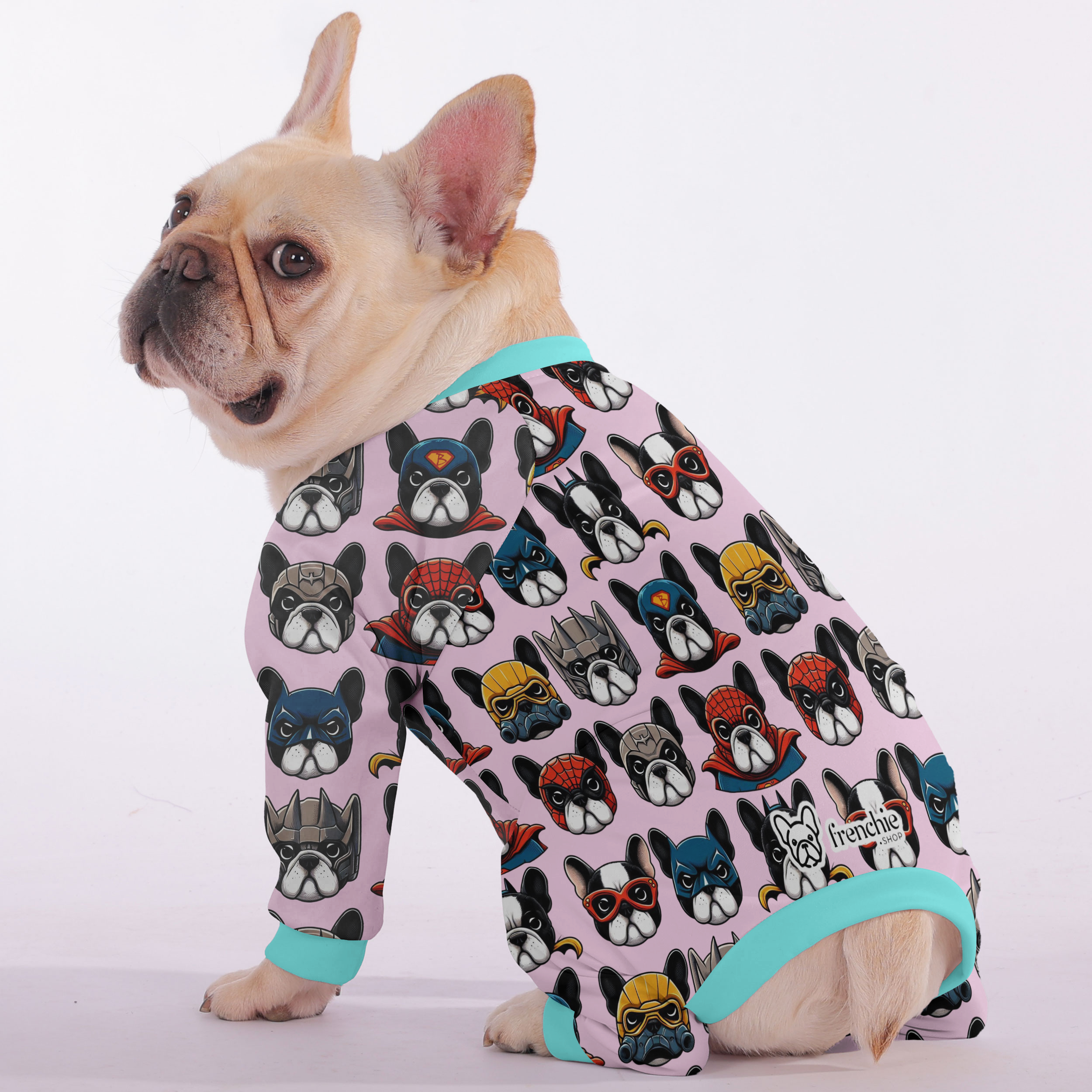 French Bulldog Cozy Pet Sleepwear for Outdoor Adventures-fadou