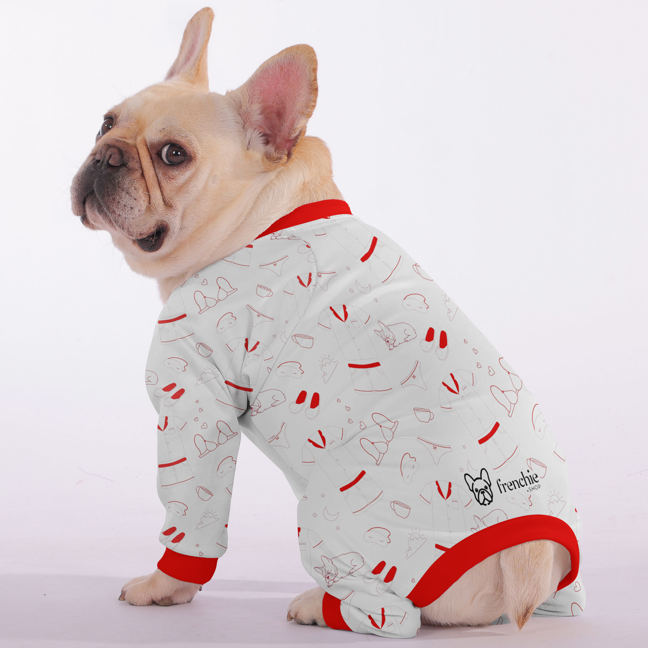 French Bulldog Stylish Cozy Loungewear for Playtime Fun-fadou