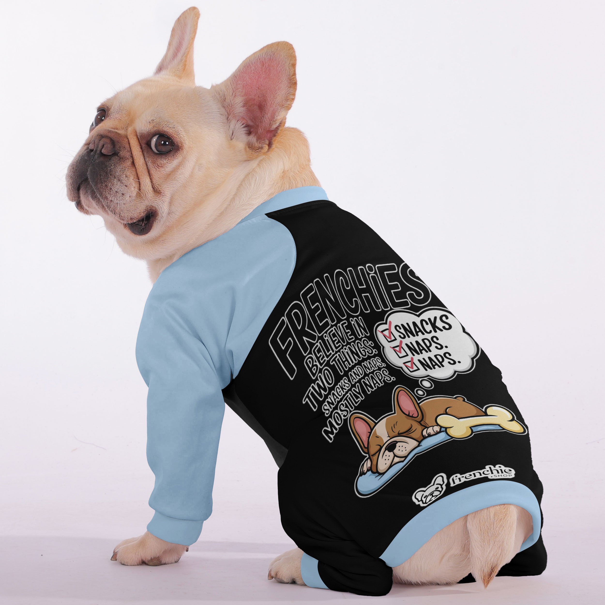 Frenchie Ultra-Soft Cozy Loungewear for Short-Nosed Dogs-fadou