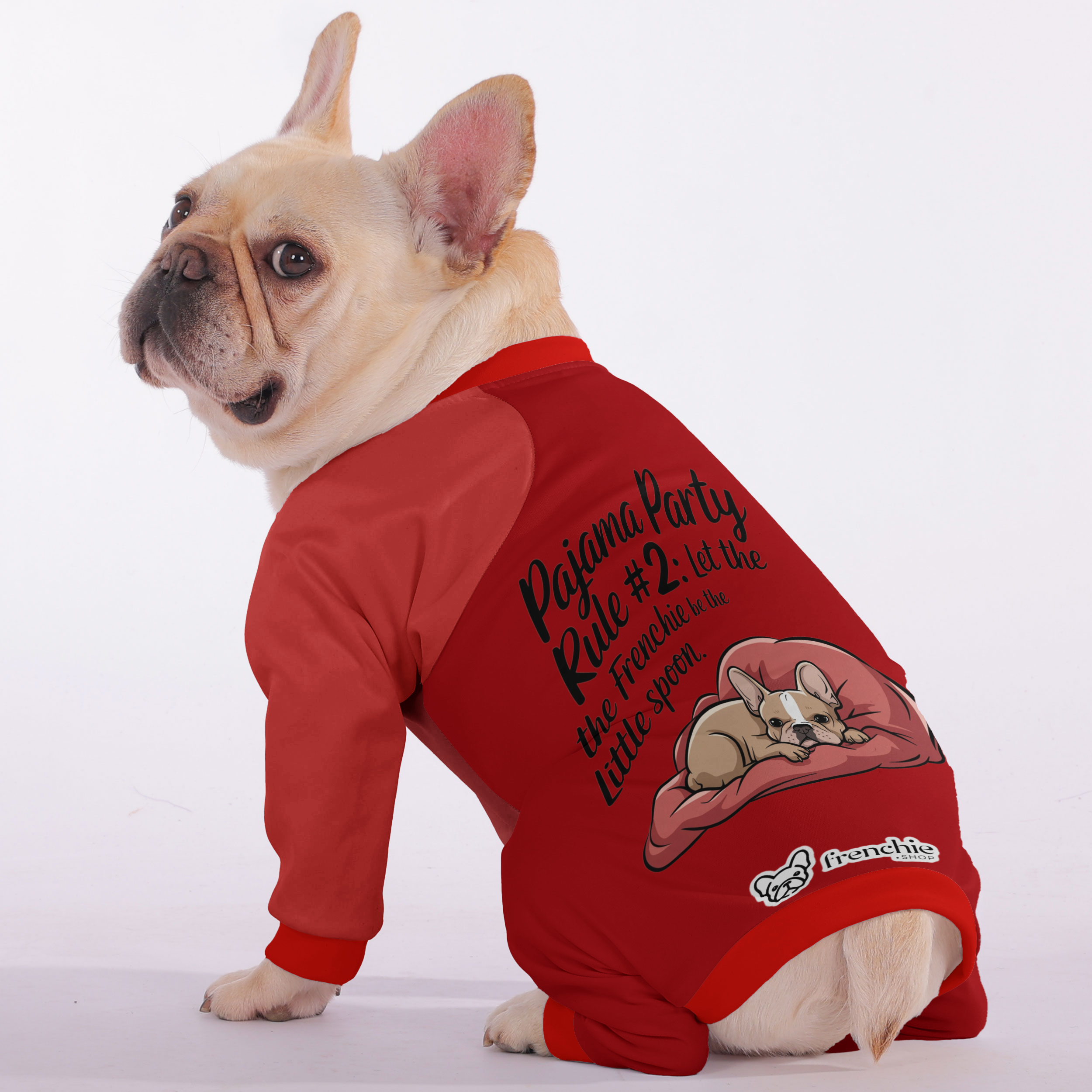 French Bulldog Stylish Dog Pajamas for Short-Nosed Dogs-fadou