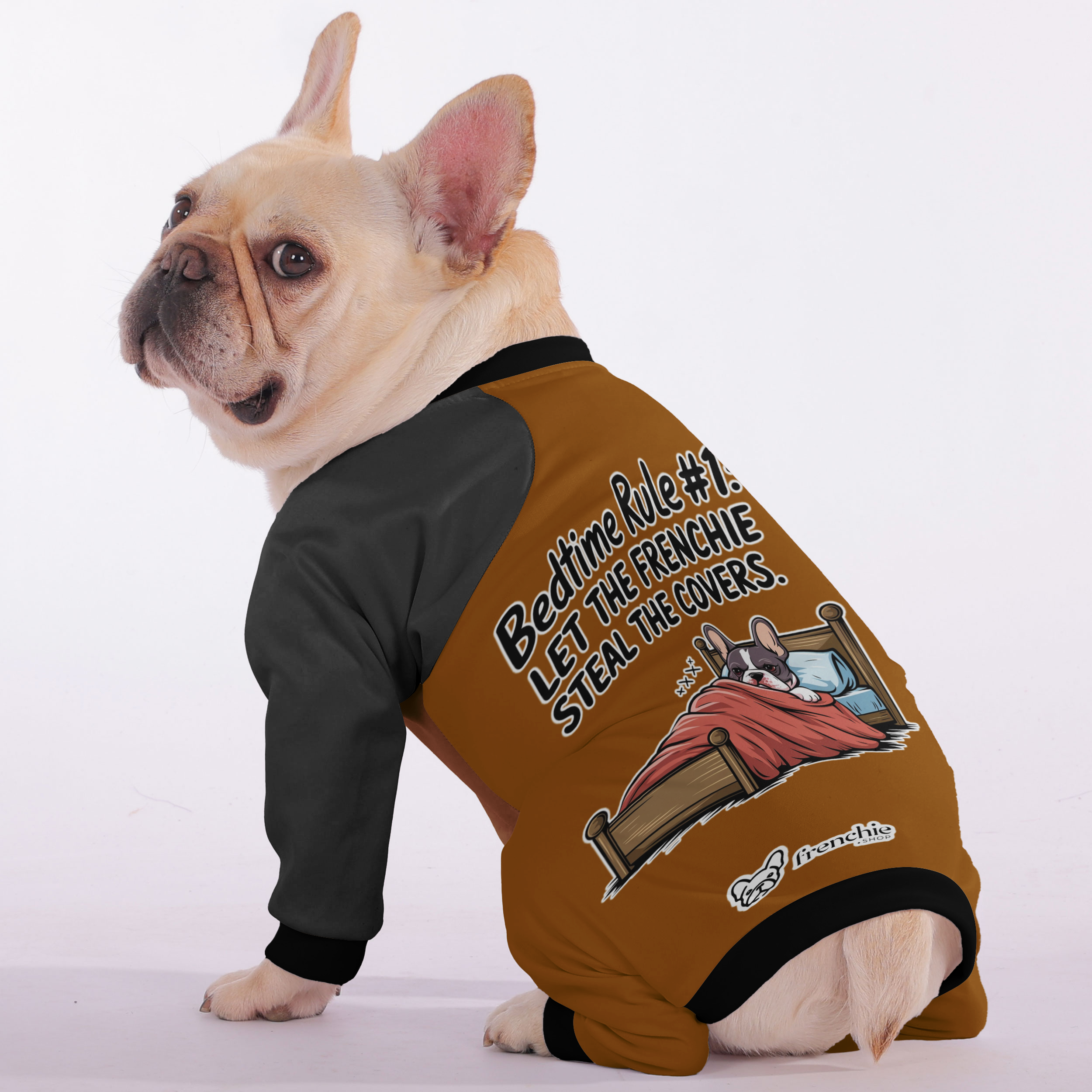 French Bulldog Soft Cozy Sofa Bed for Brachycephalic Dogs-fadou