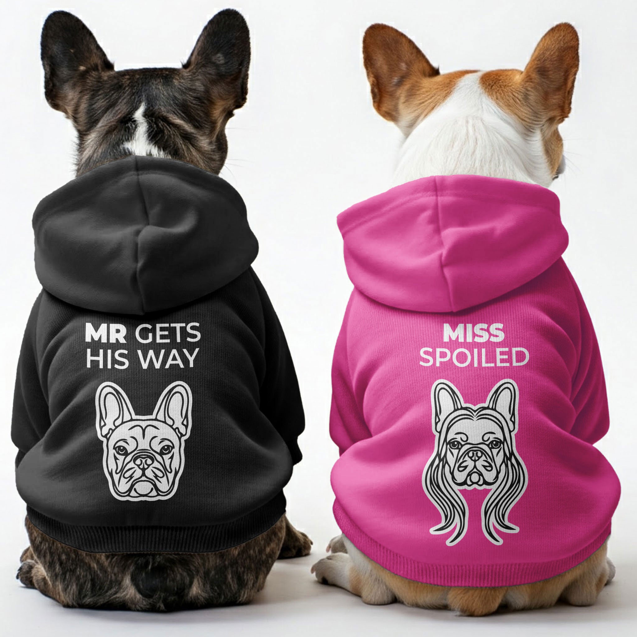 Mr Gets His Way and Miss Spoiled - Matching for French Bulldogs-fadou