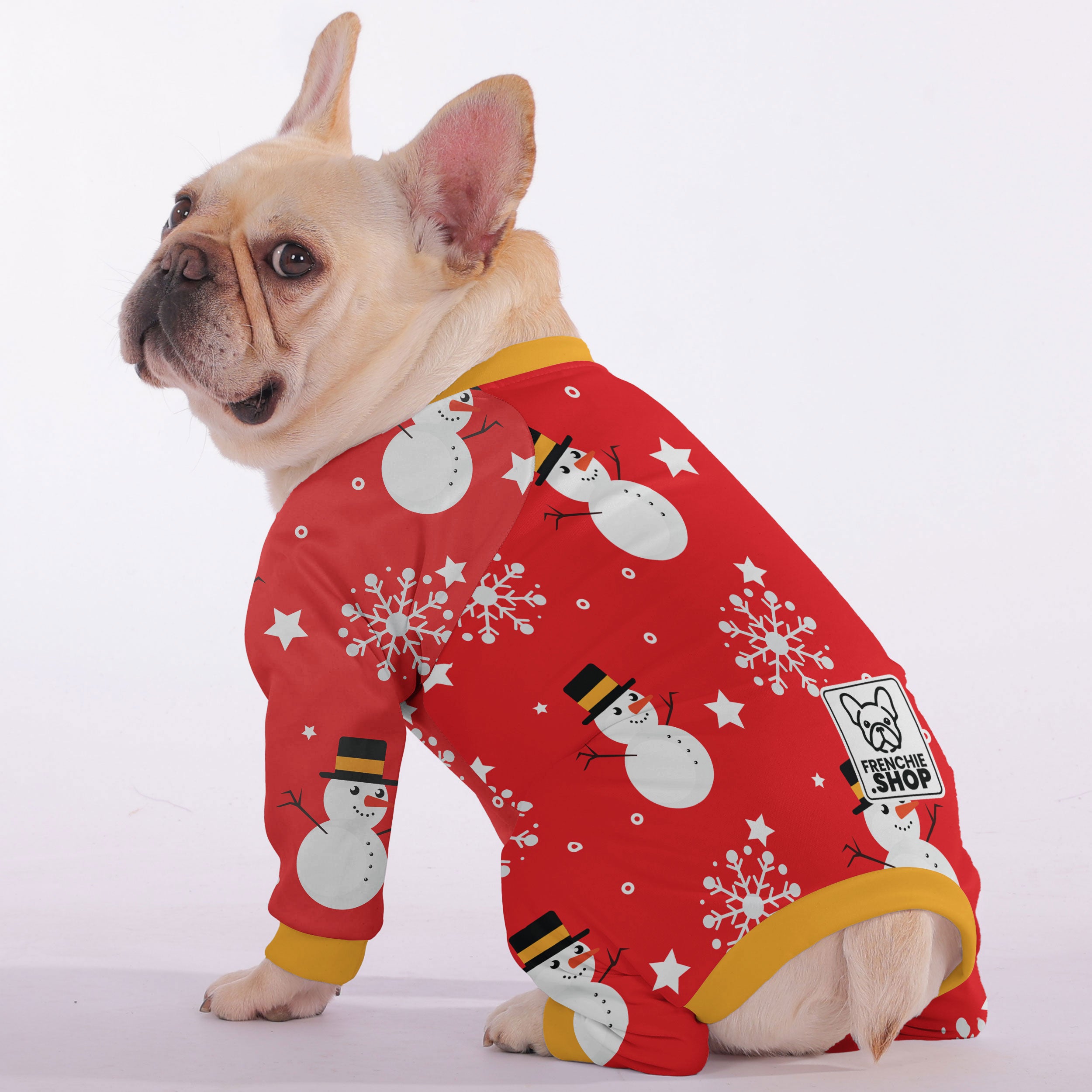 Noodle French Bulldog Sleepwear Pajamas for Frenchie Fans-fadou