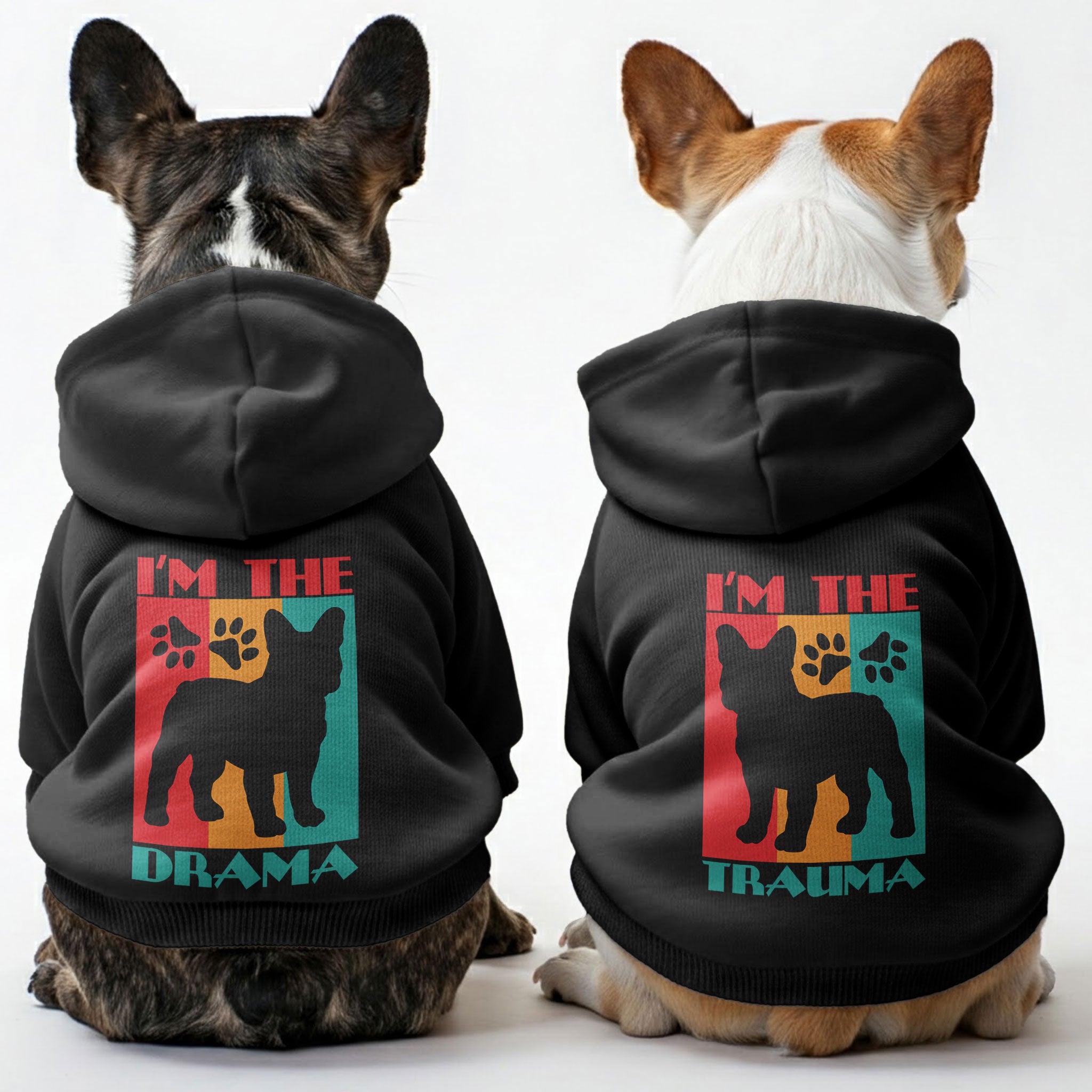 French Bulldog Personalized Pet Sweatshirt for Brachycephalic Dogs-fadou
