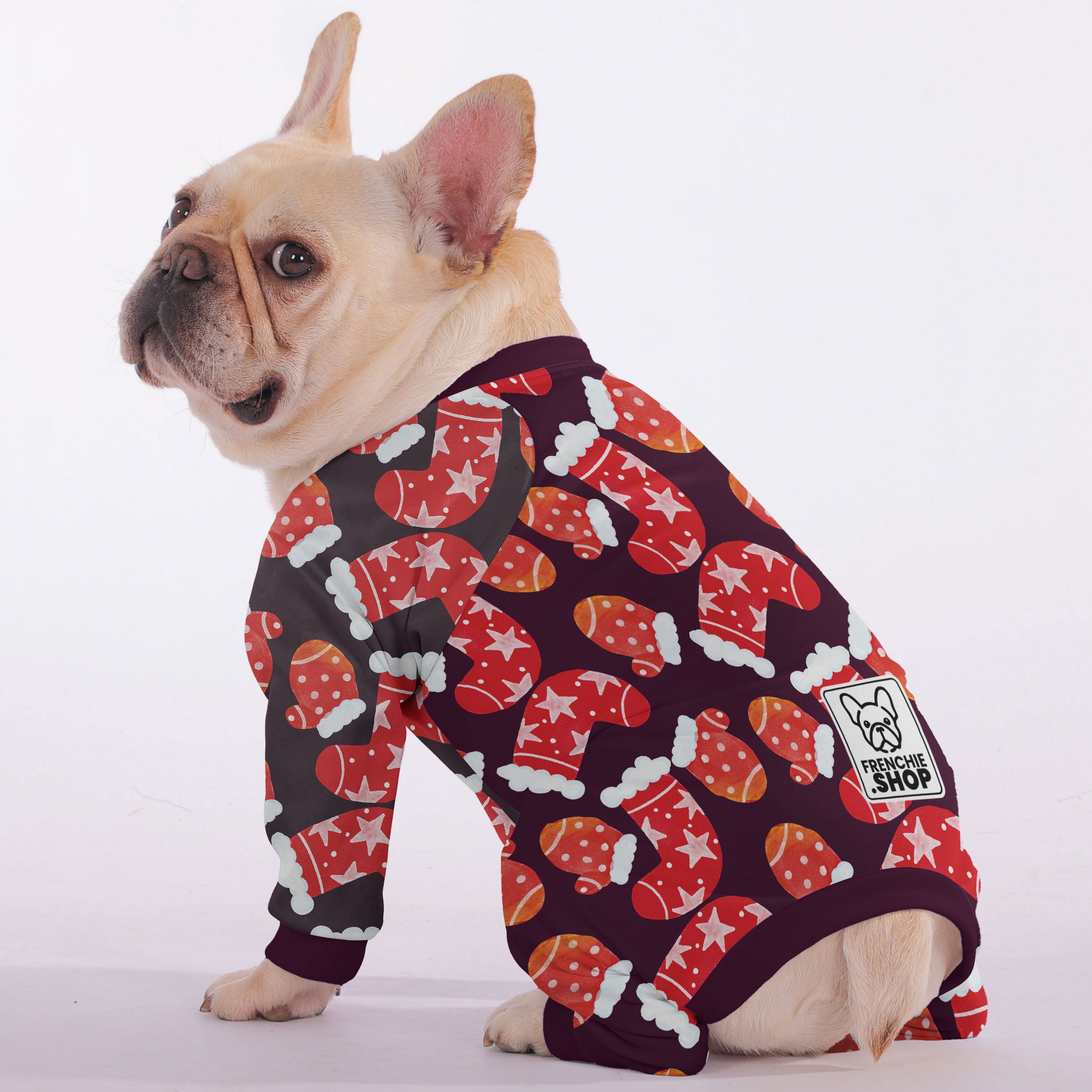 Chloe French Bulldog Cozy Loungewear for Travel Comfort-fadou