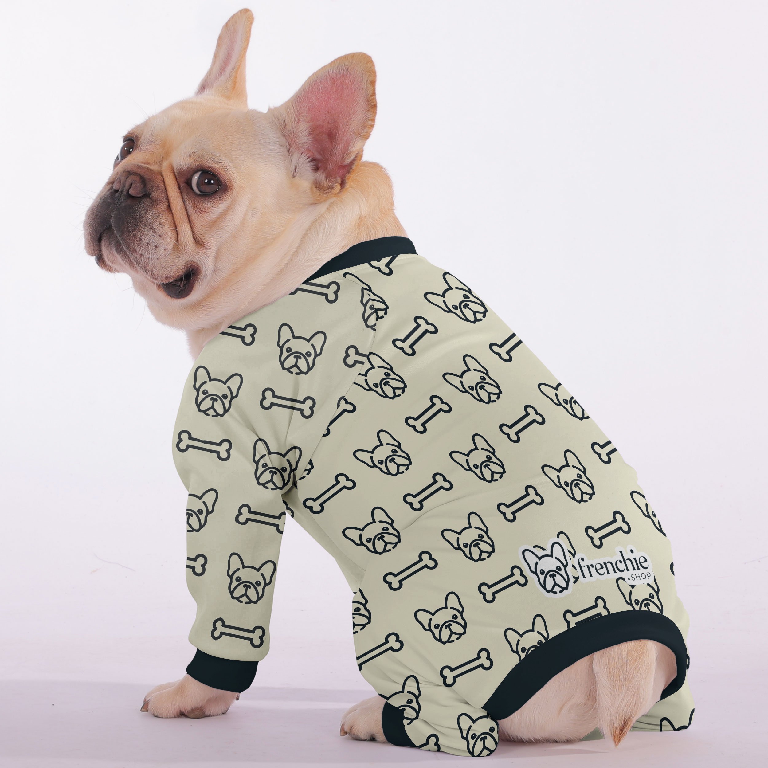 French Bulldog Soft Sleepwear Pajamas for Everyday Wear-fadou