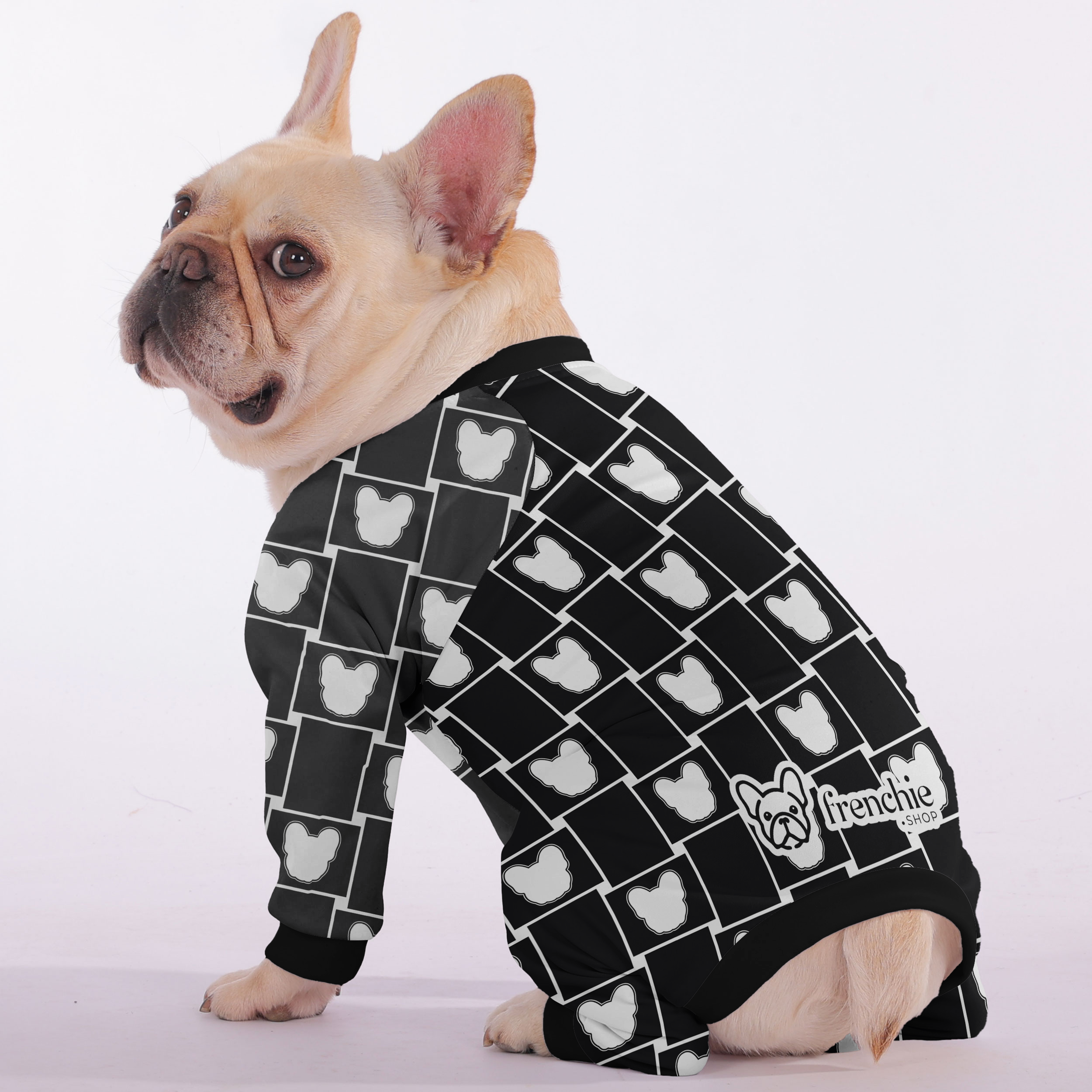French Bulldog Soft Pet Sleepwear for Training Sessions-fadou
