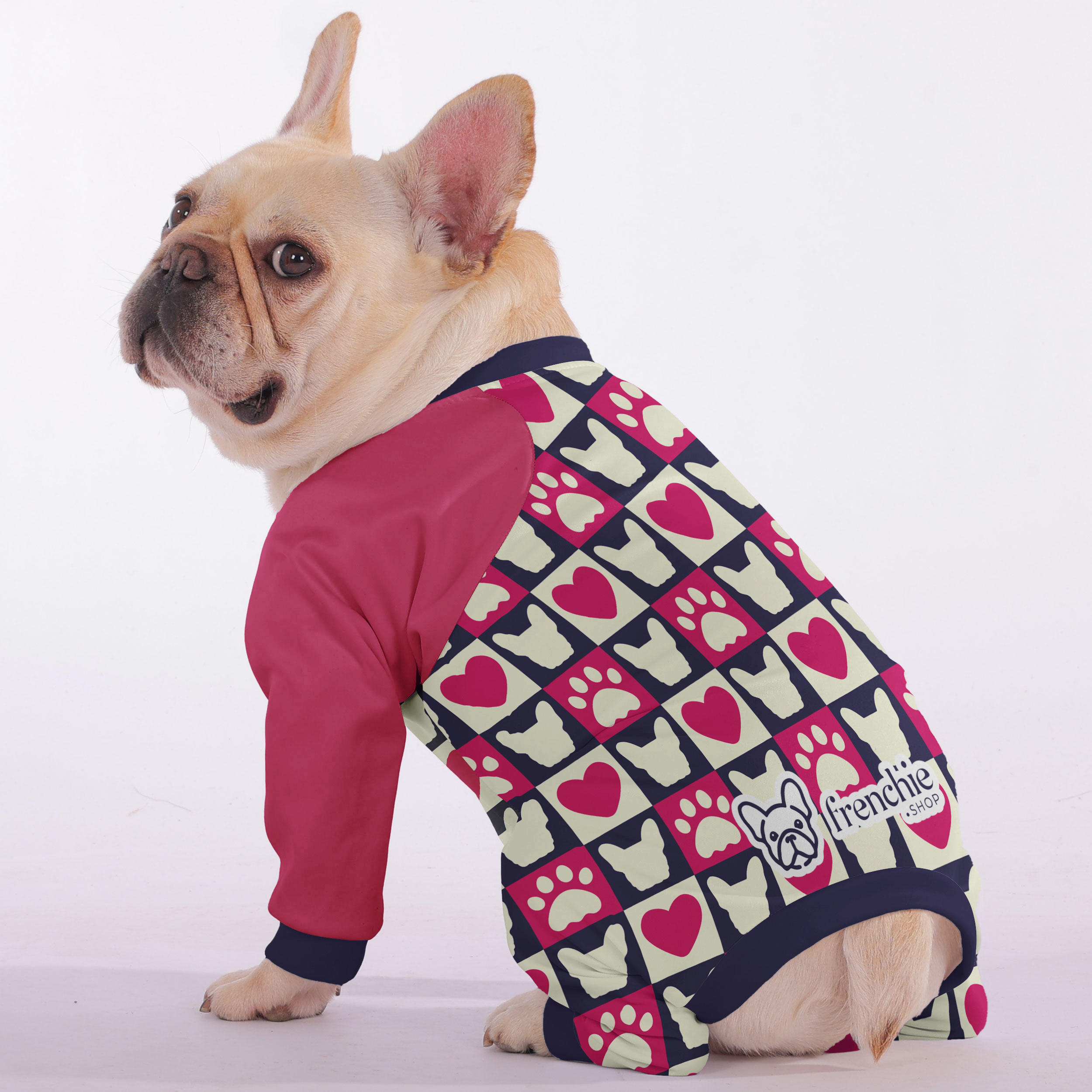 French Bulldog Soft Sleepwear Pajamas for Frenchie Fans-fadou
