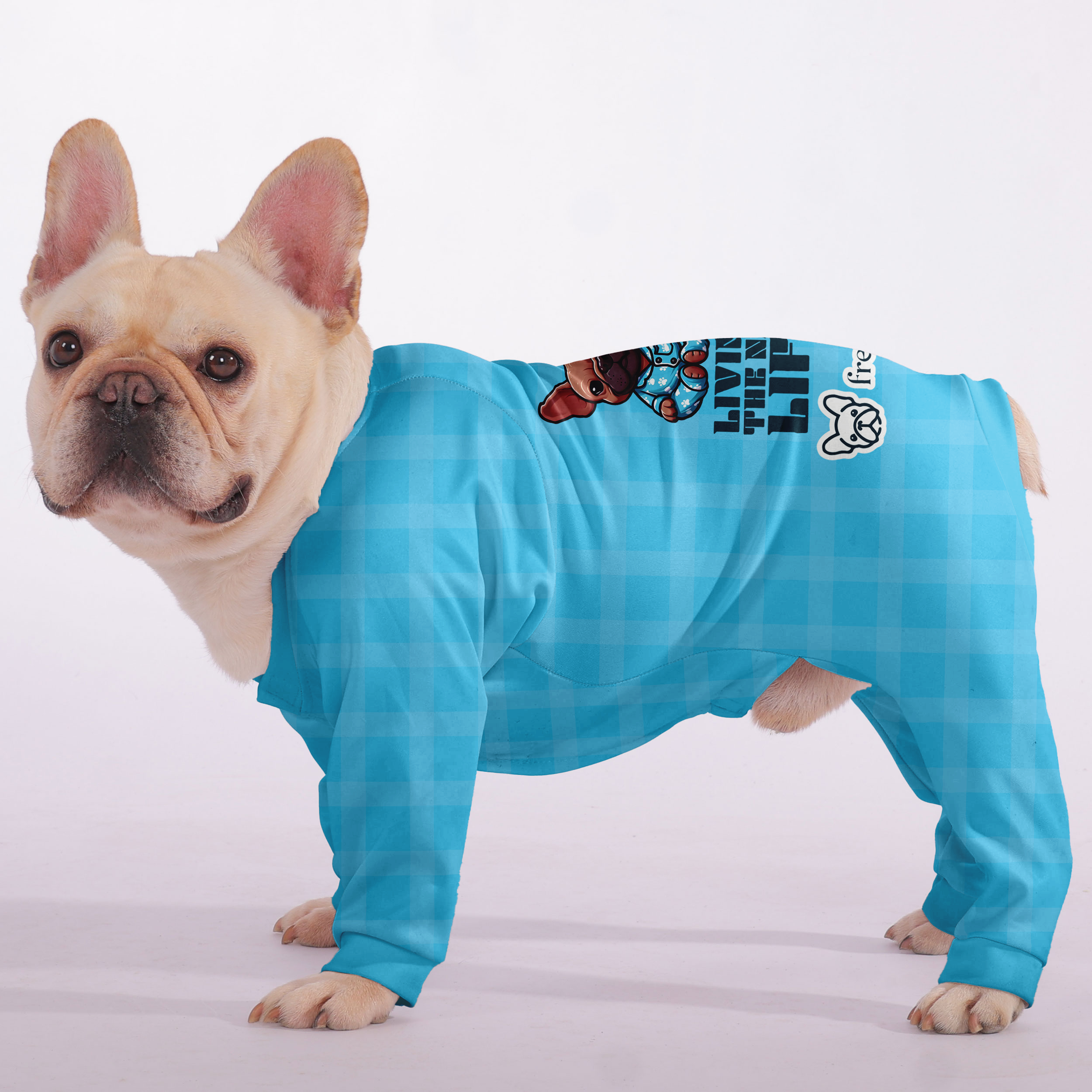 French Bulldog Ultra-Soft Cozy Loungewear for Stocky Dogs-fadou
