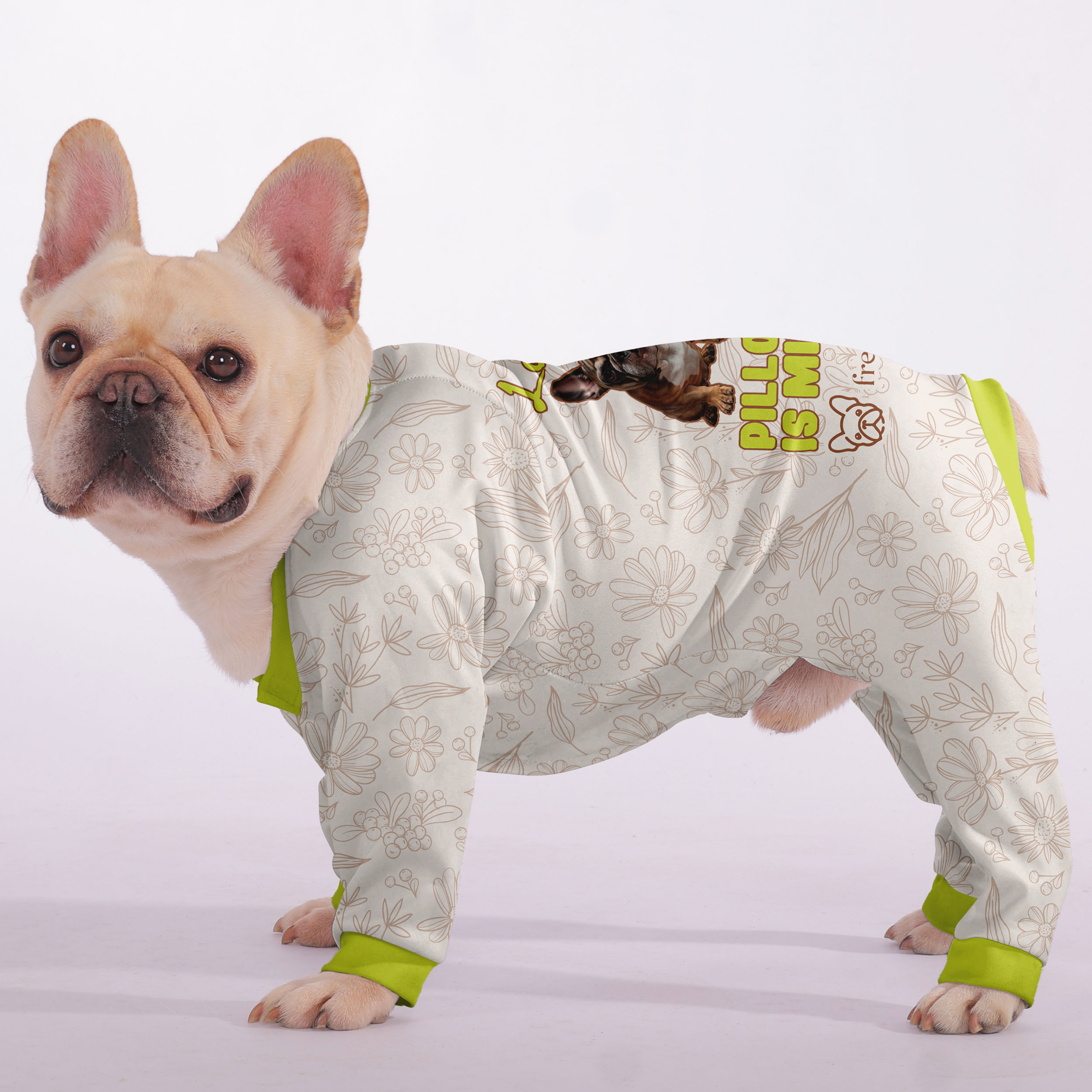 French Bulldog Personalized Dog Pajamas for Outdoor Adventures-fadou
