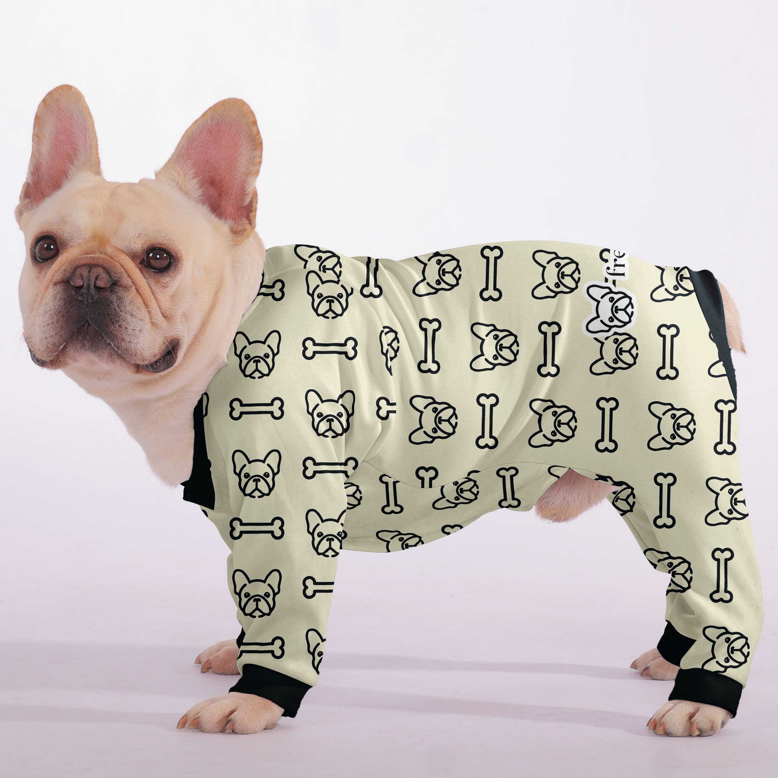 French Bulldog Soft Sleepwear Pajamas for Everyday Wear-fadou