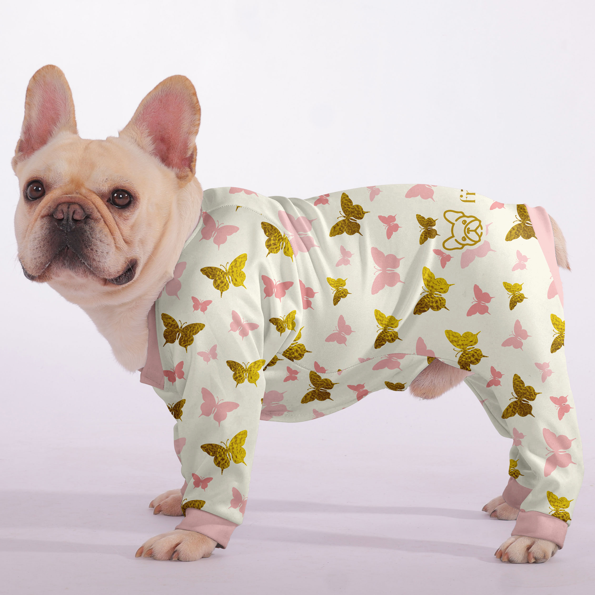 French Bulldog Soft Dog Pajamas for Brachycephalic Dogs-fadou
