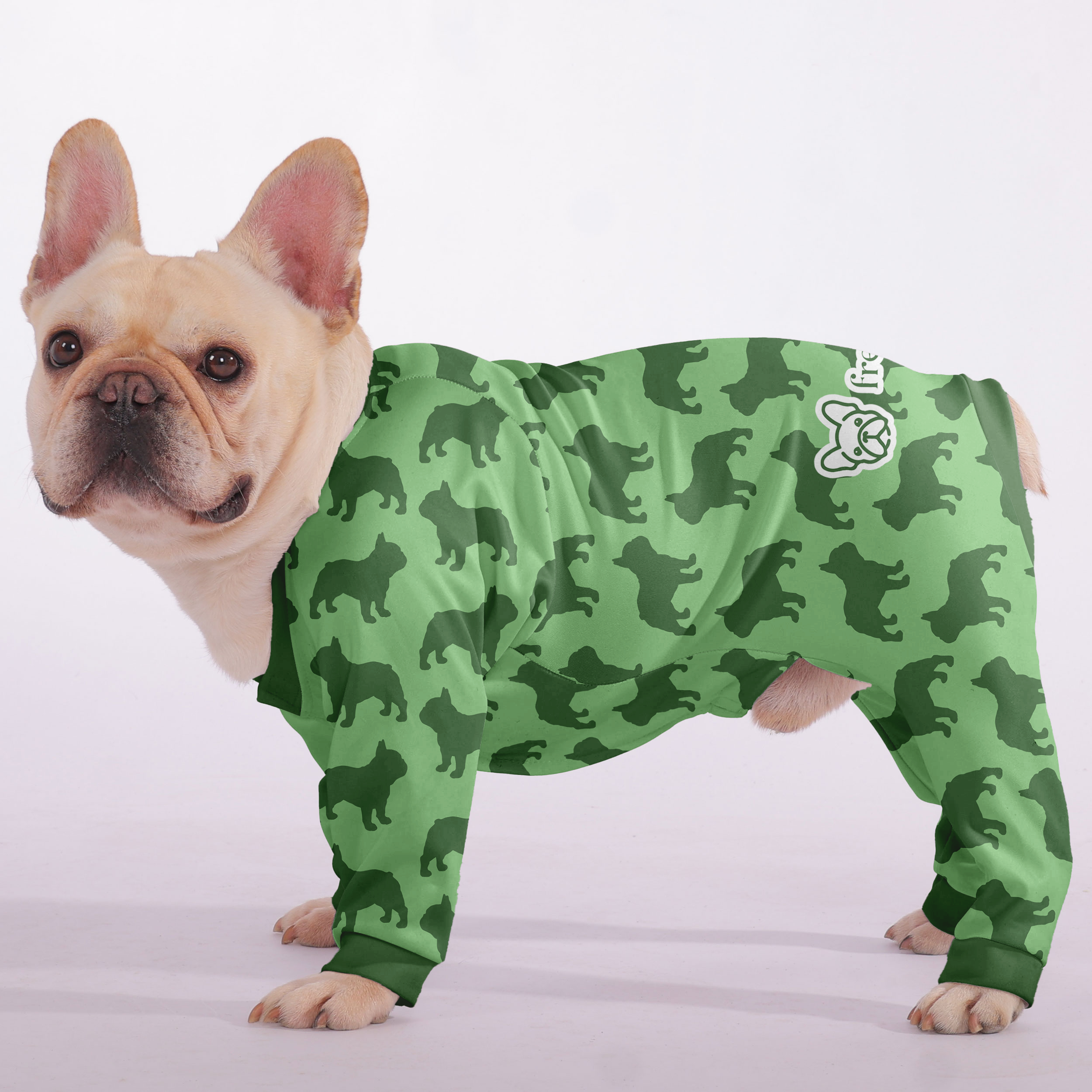 French Bulldog Cozy Night Outfit for Brachycephalic Dogs-fadou