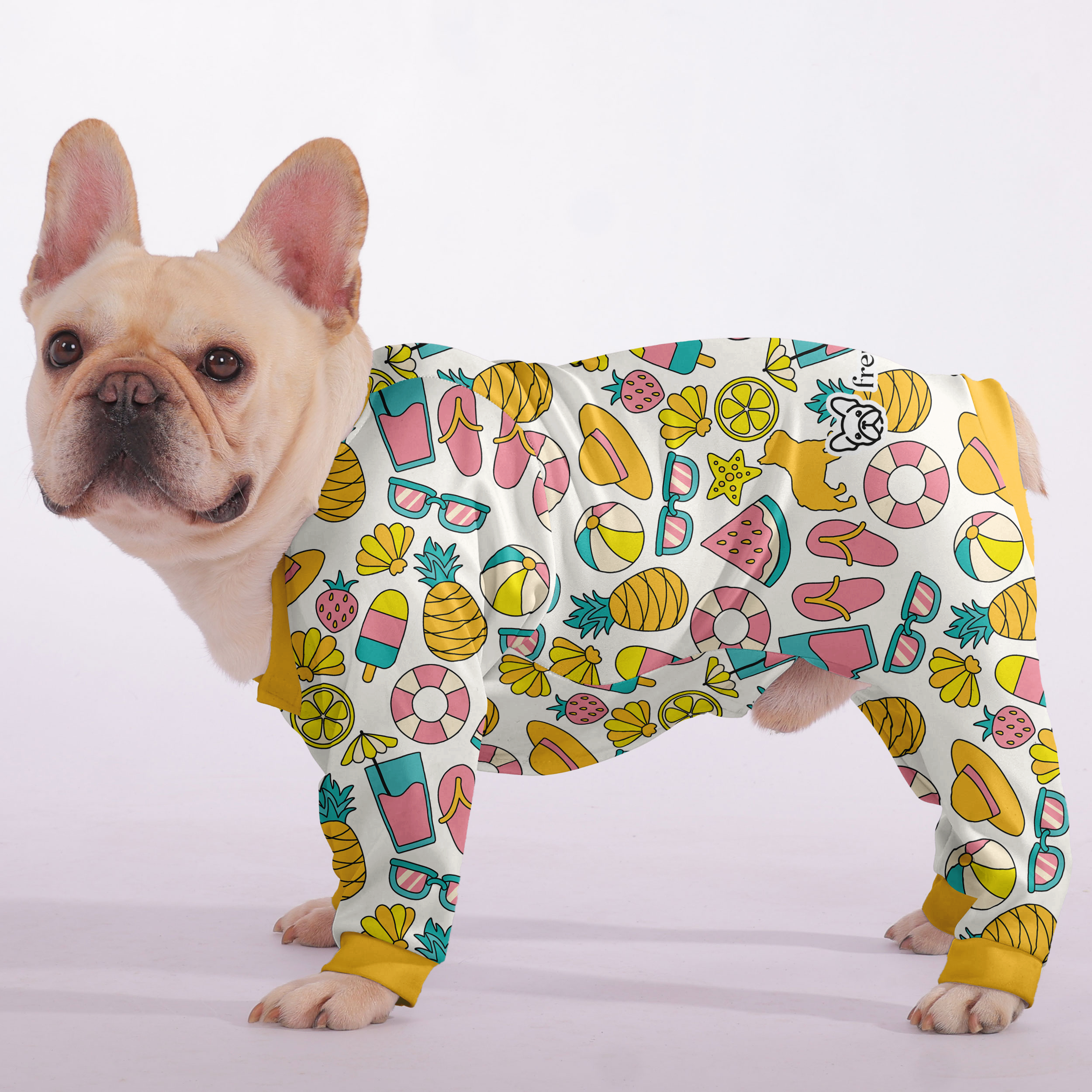 French Bulldog Stylish Dog Pajamas for Brachycephalic Dogs-fadou