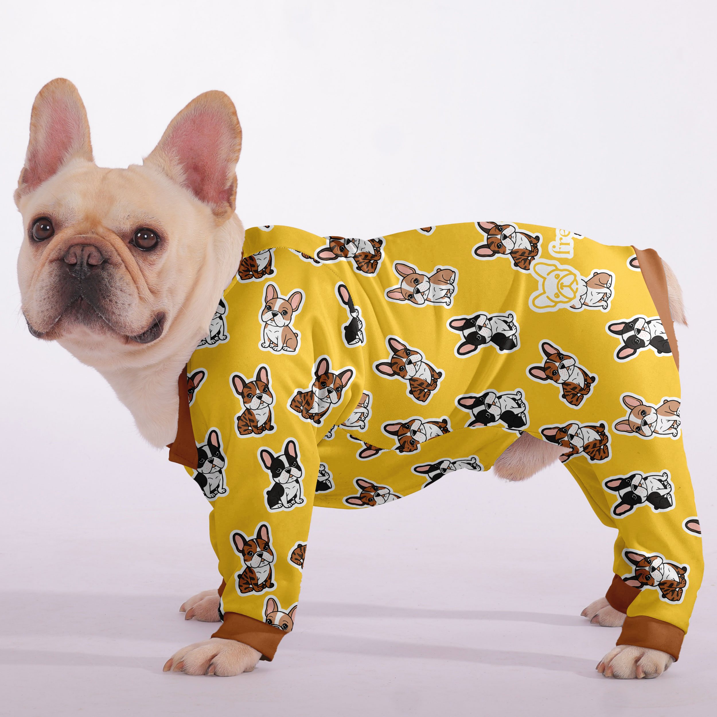 French Bulldog Ultra-Soft Pet Sleepwear for Small Breeds-fadou