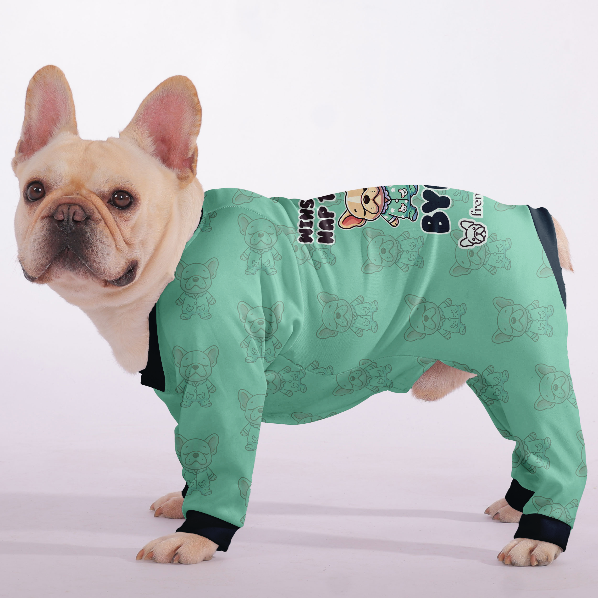 French Bulldog Personalized Pet Sleepwear for Cozy Nights-fadou