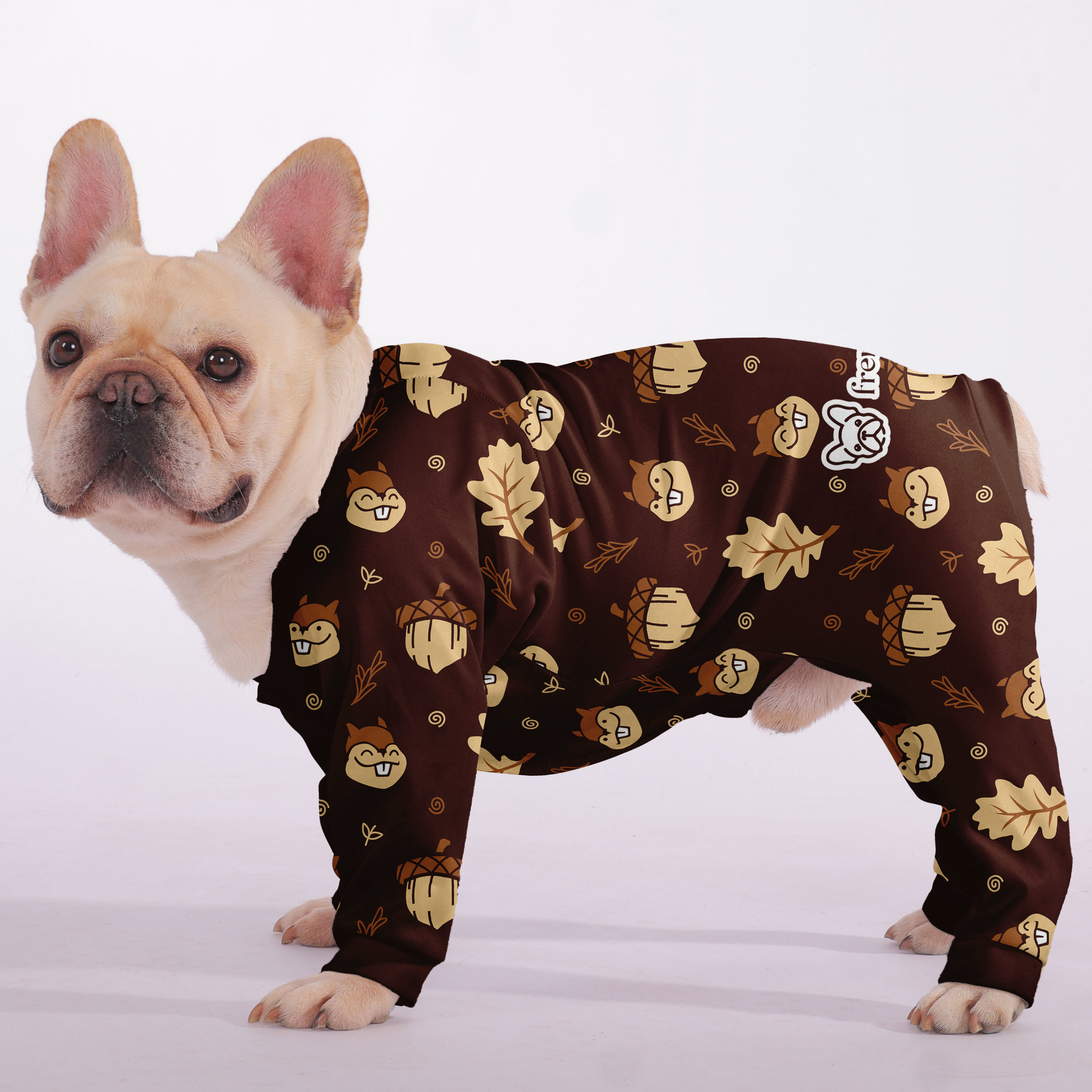 French Bulldog Soft Pet Sleepwear for Brachycephalic Dogs-fadou