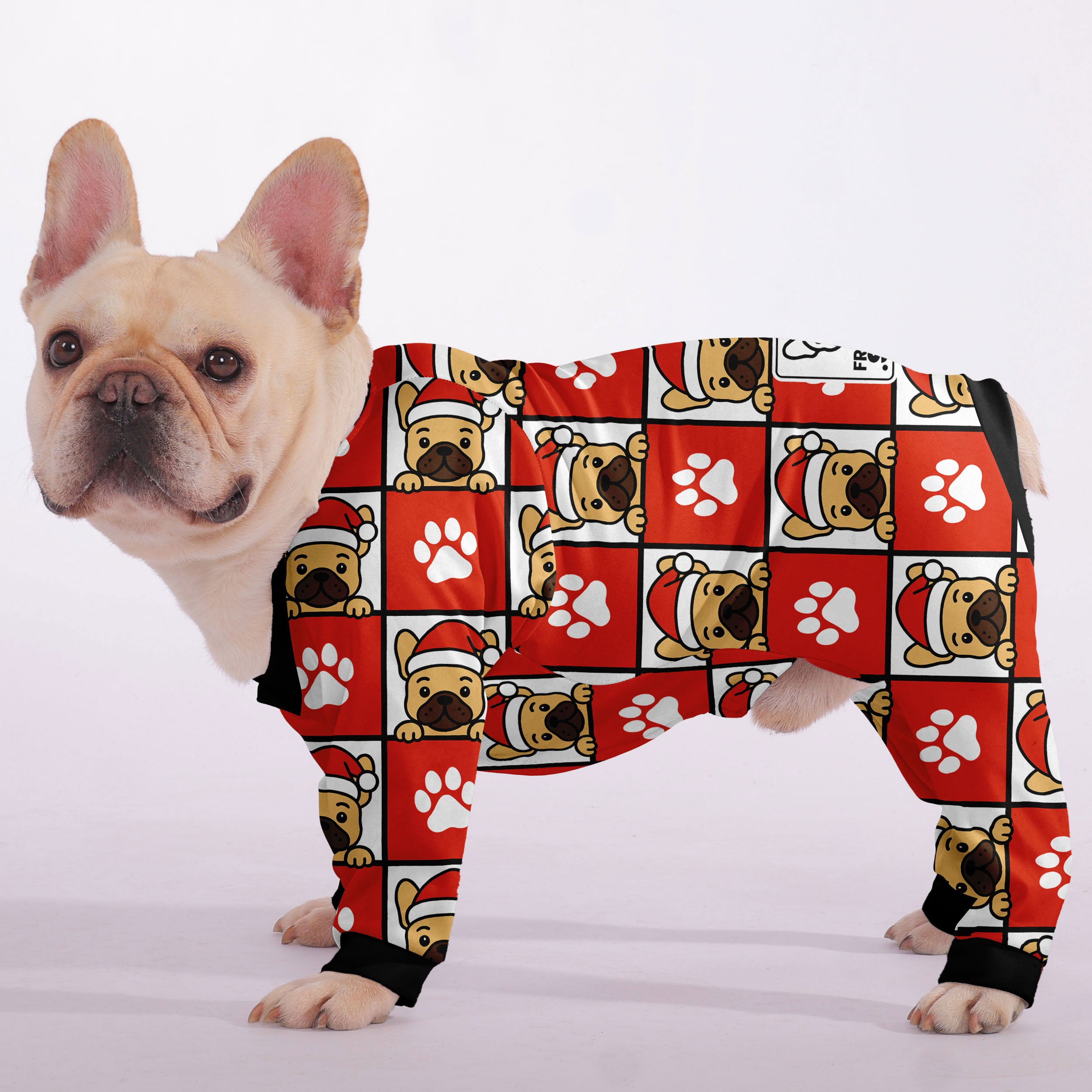 Fred French Bulldog Cozy Loungewear for Brachycephalic Dogs-fadou