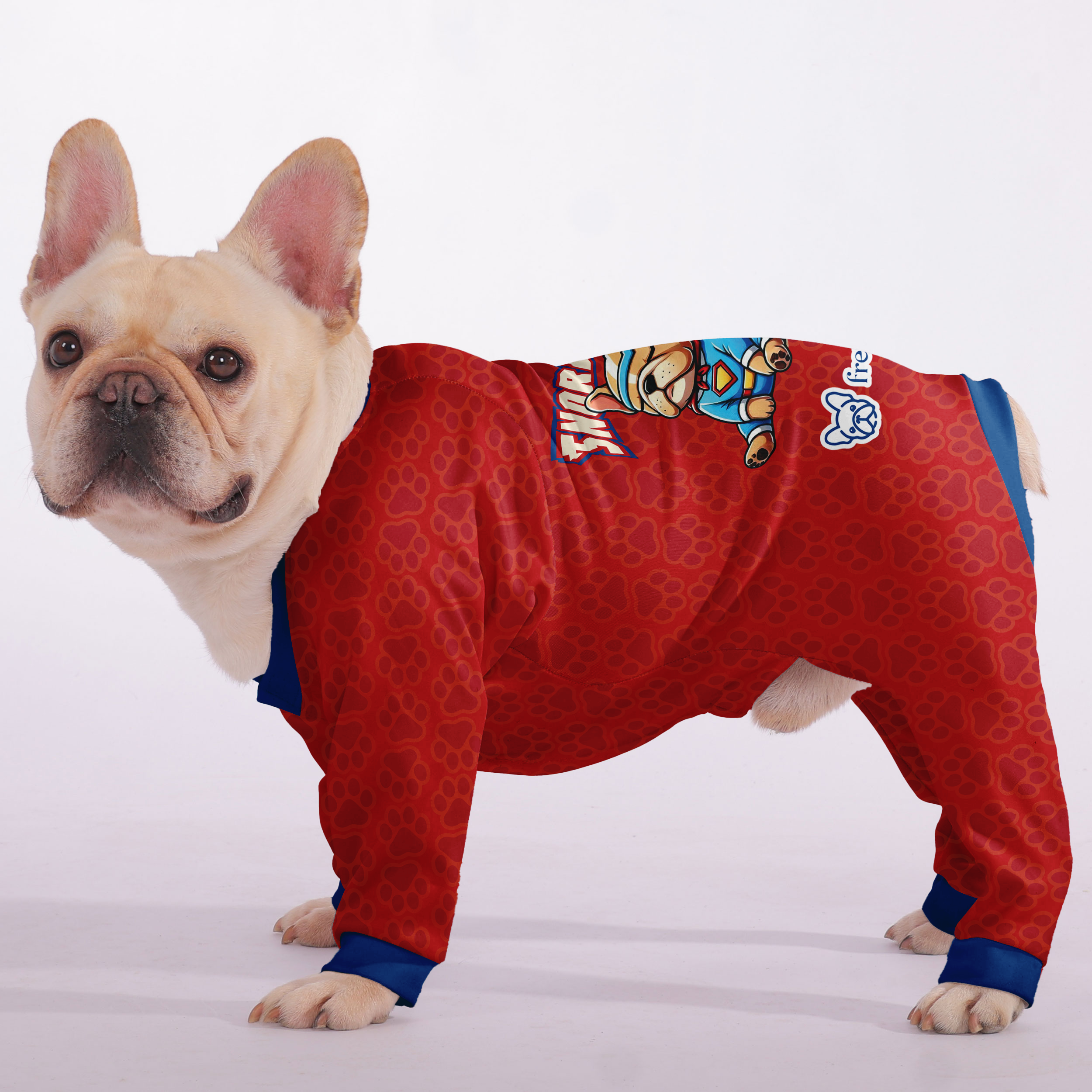 SNORE French Bulldog Dog Pajamas for Outdoor Adventures-fadou