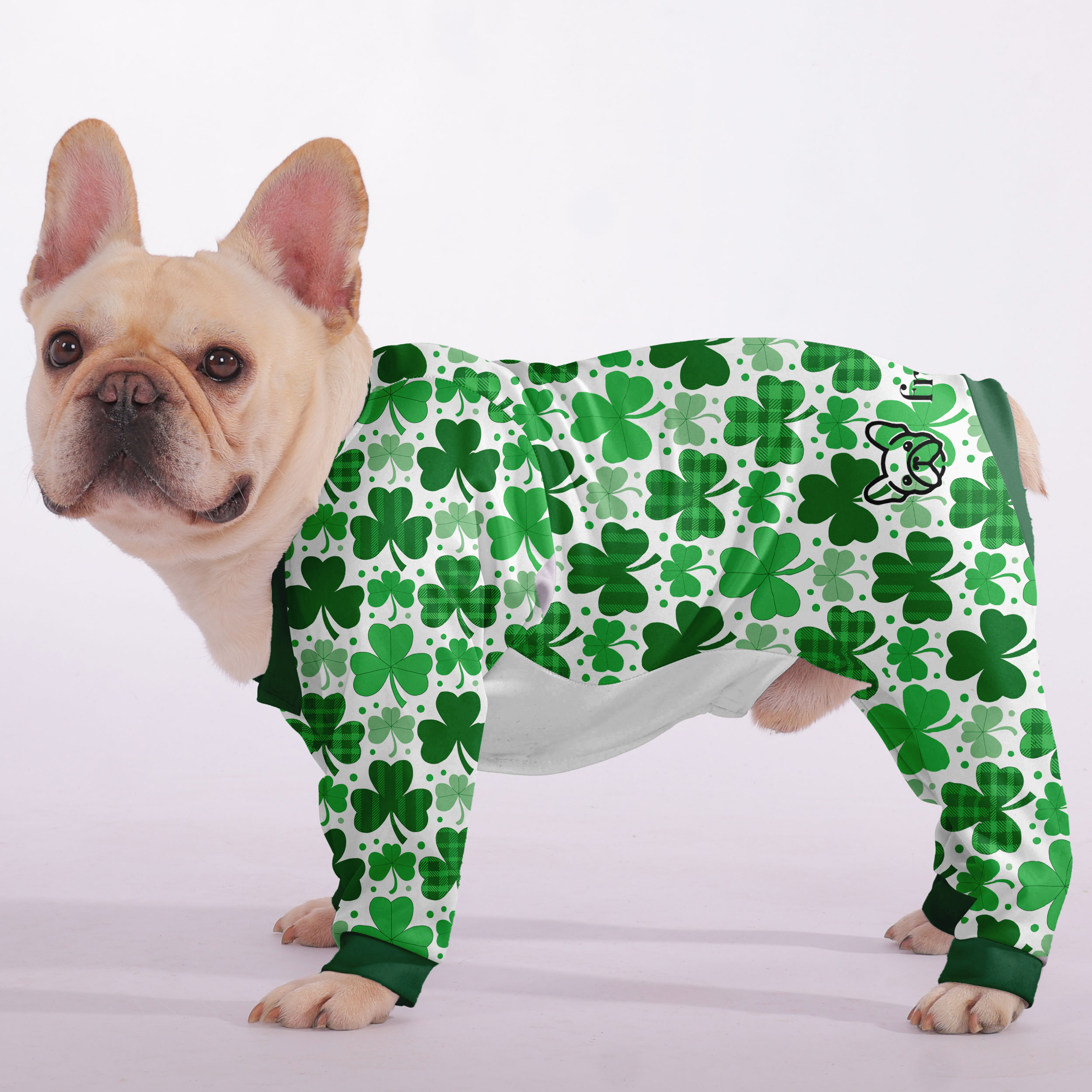 French Bulldog Soft Night Outfit for Brachycephalic Dogs-fadou