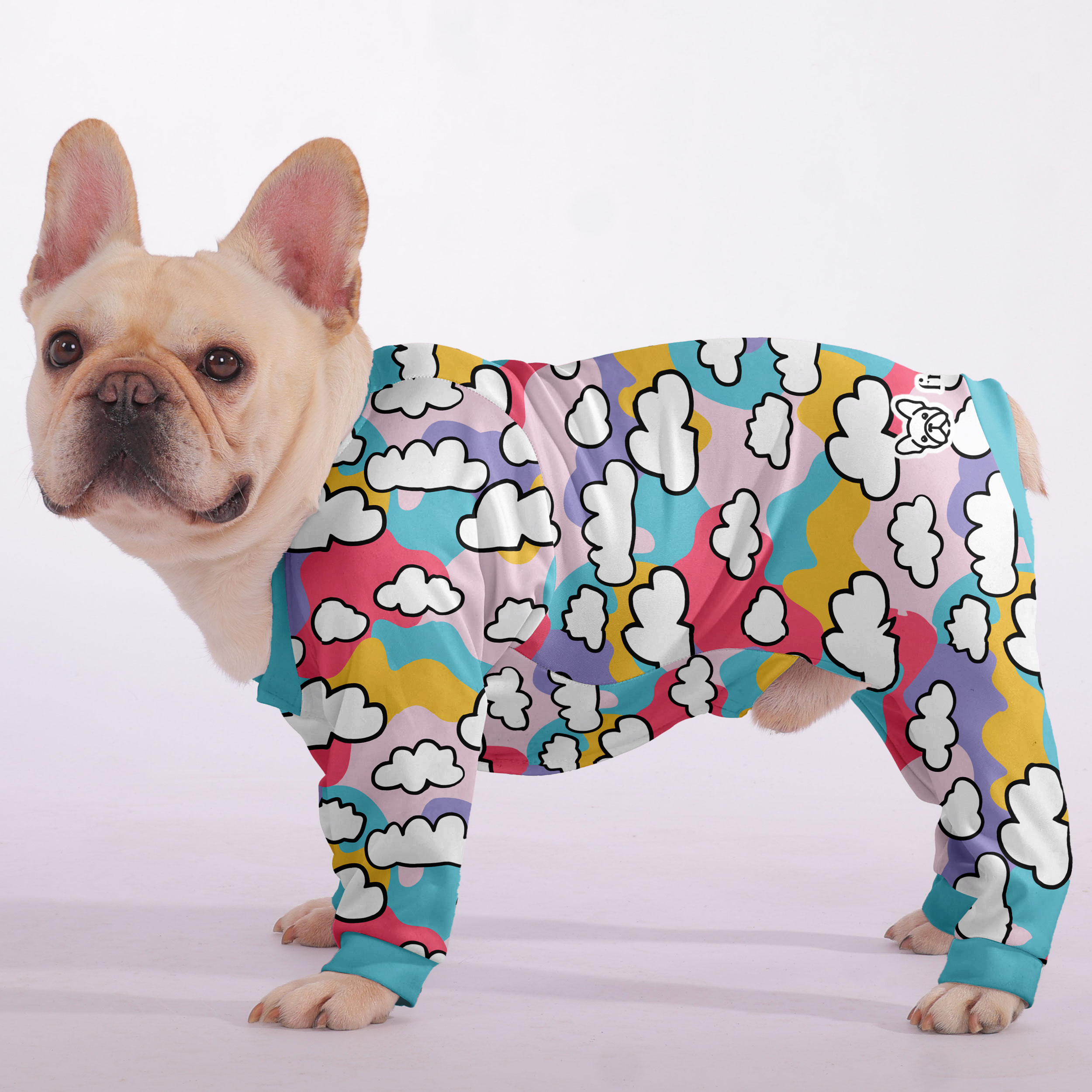 French Bulldog Ultra-Soft Night Outfit for Playtime Fun-fadou