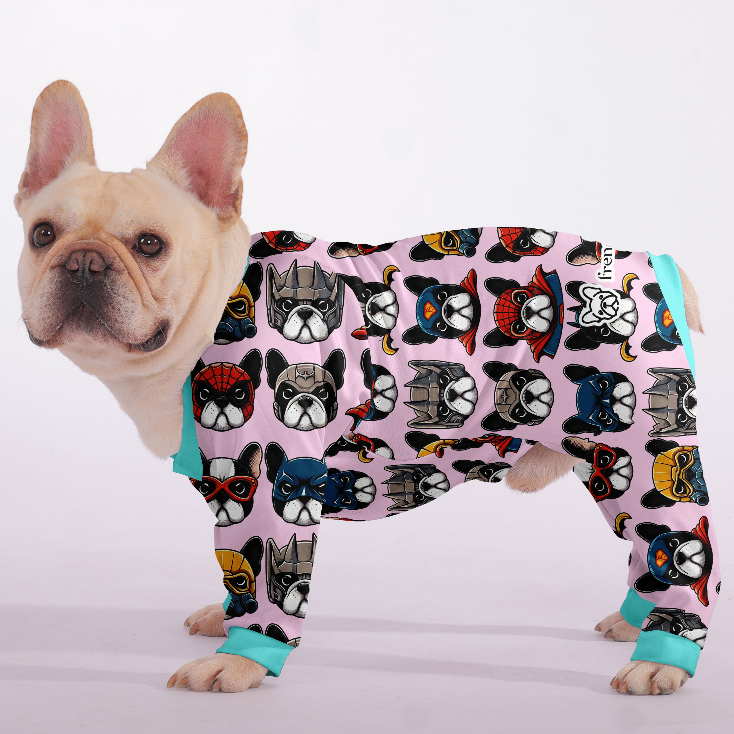 French Bulldog Cozy Pet Sleepwear for Outdoor Adventures-fadou