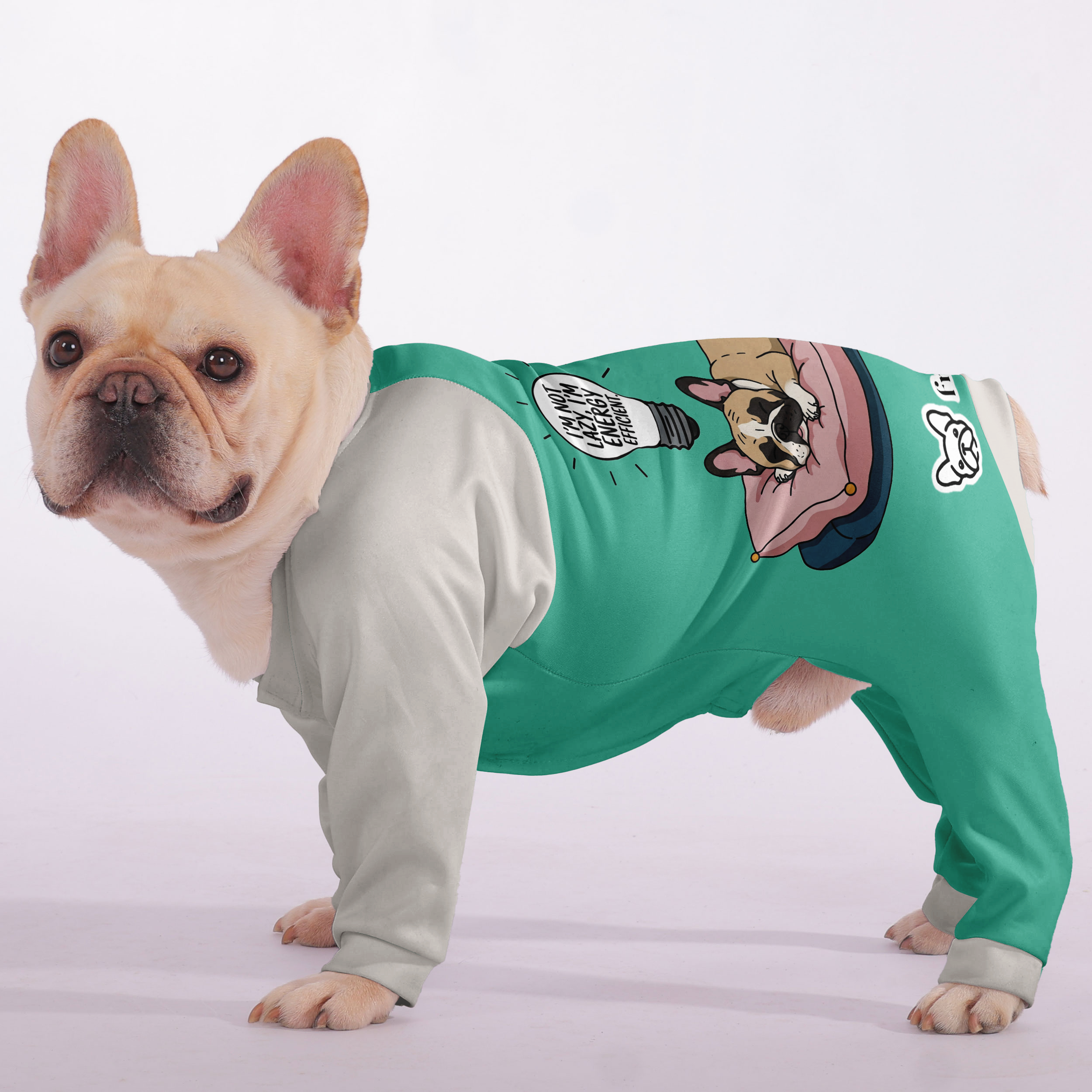 Frenchie Ultra-Soft Dog Pajamas for Brachycephalic Dogs-fadou
