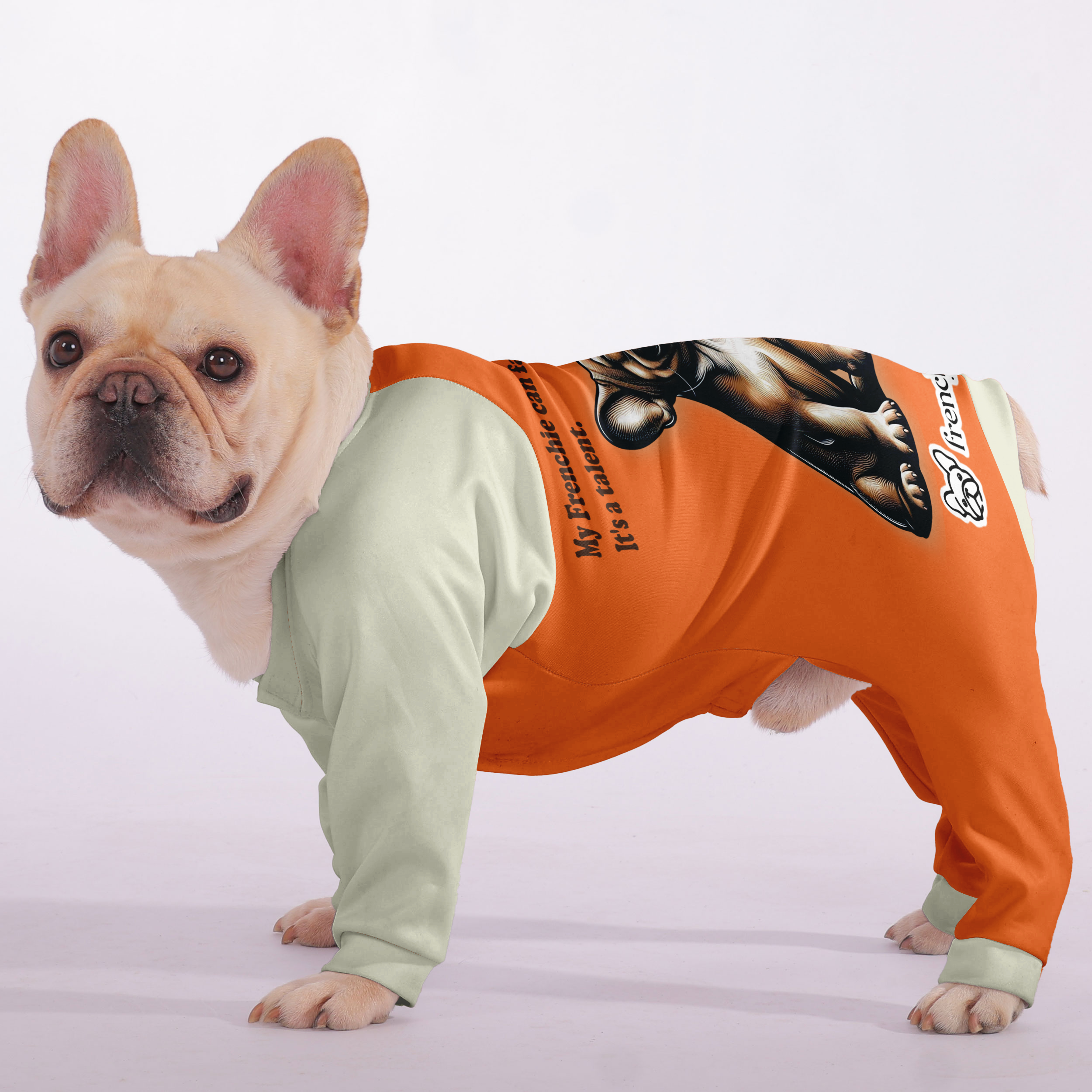 French Bulldog Cozy Loungewear for Flat-Face Breeds Gifts-fadou