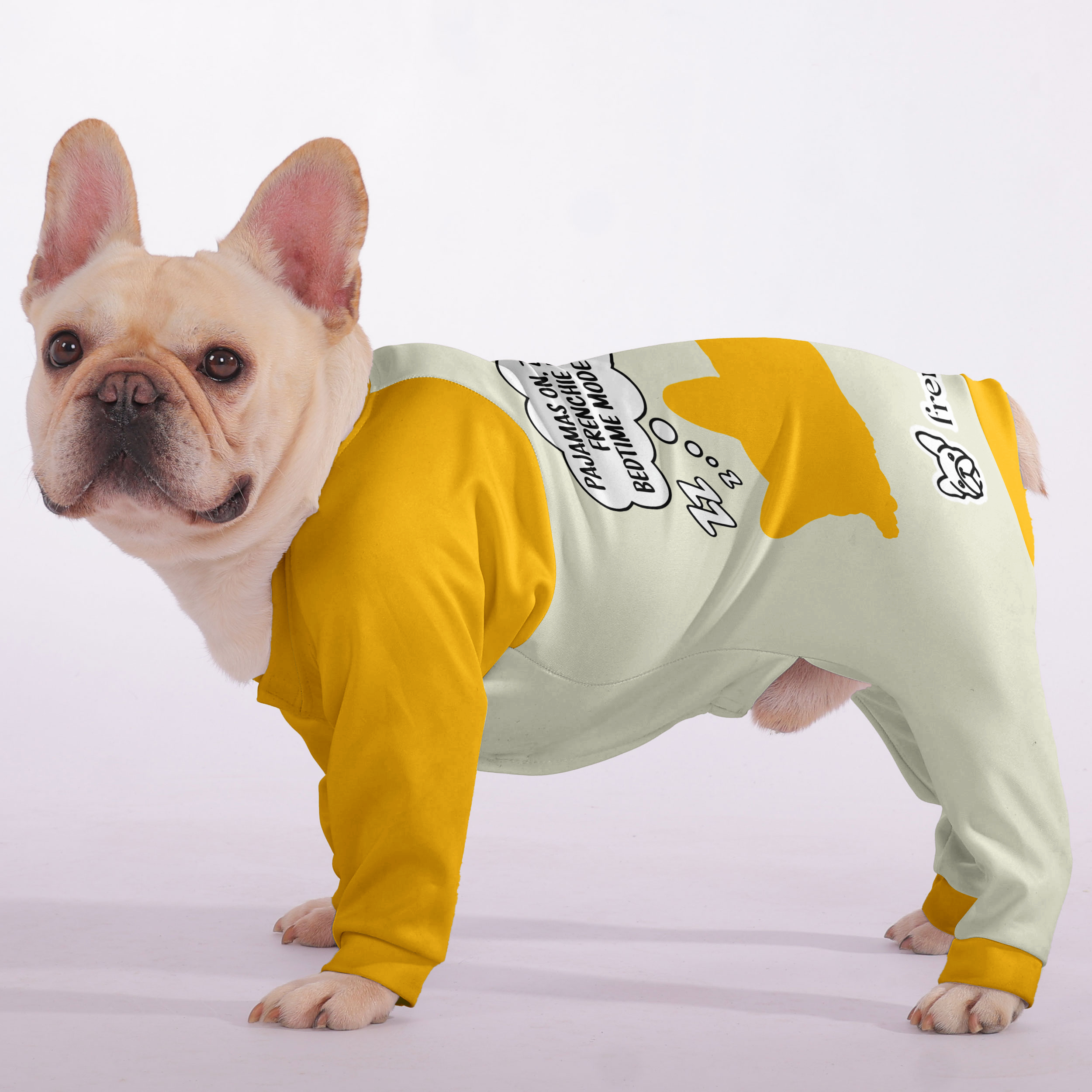 French Bulldog Soft Cozy Sofa Bed for Outdoor Adventures-fadou