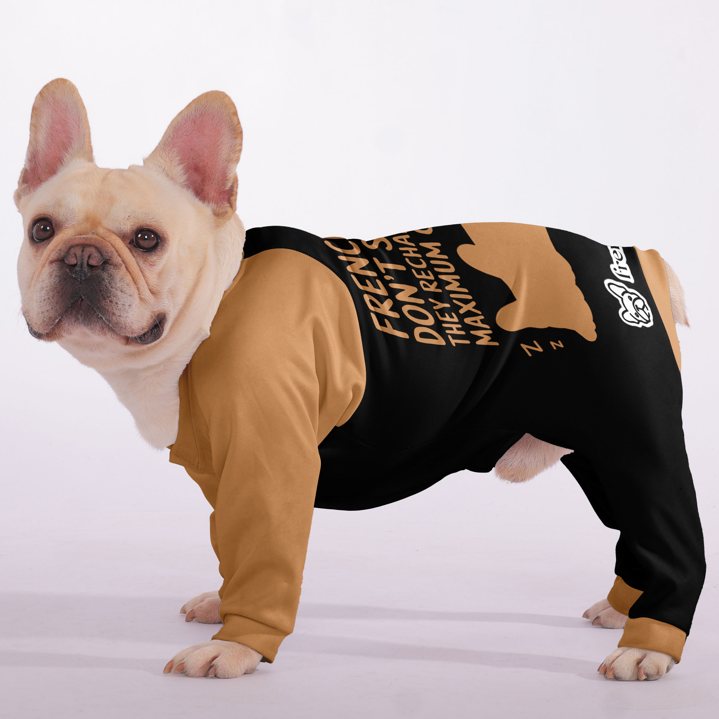 French Bulldog Stylish Pet Sleepwear for French Bulldogs-fadou