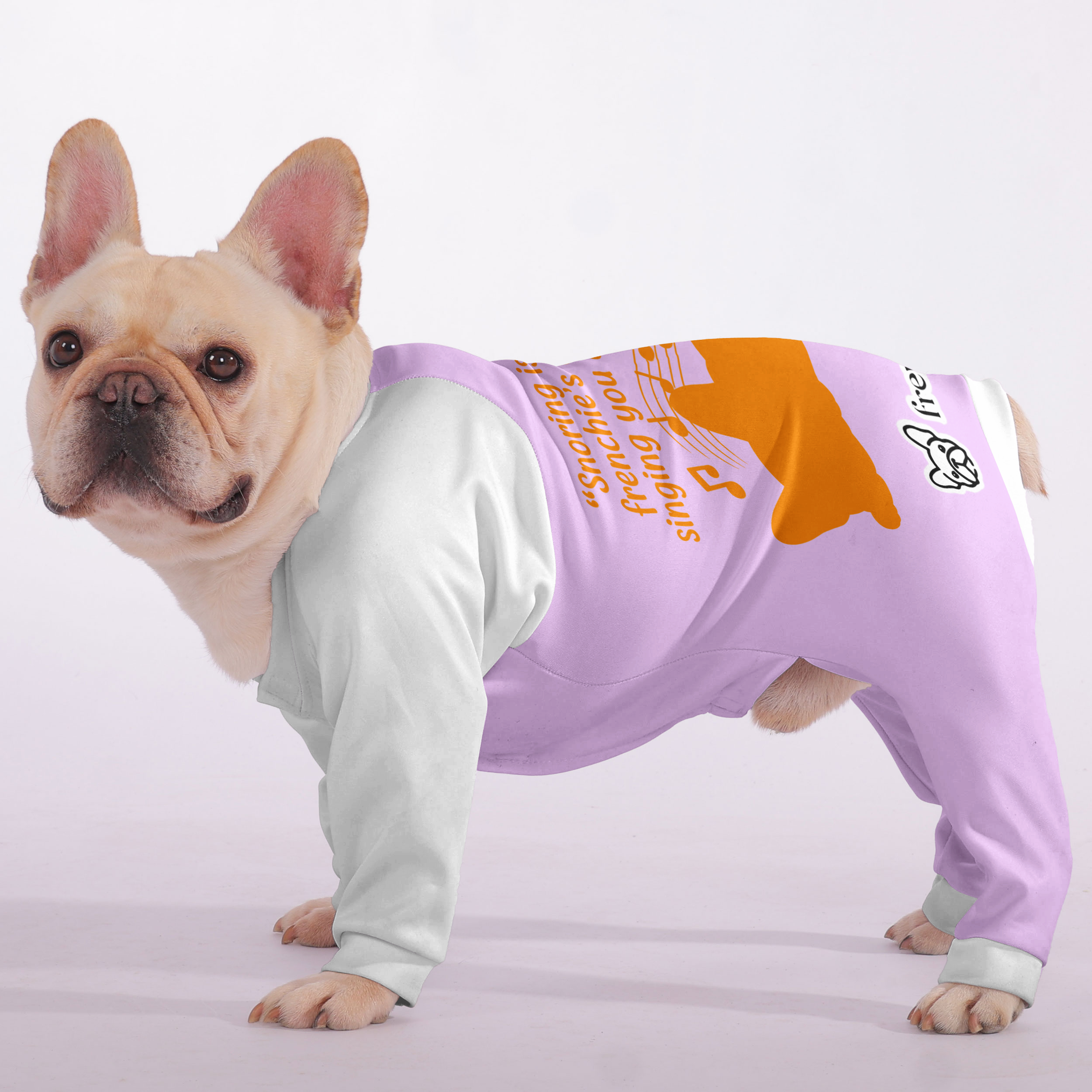 French Bulldog Cozy Dog Pajamas for Brachycephalic Dogs-fadou