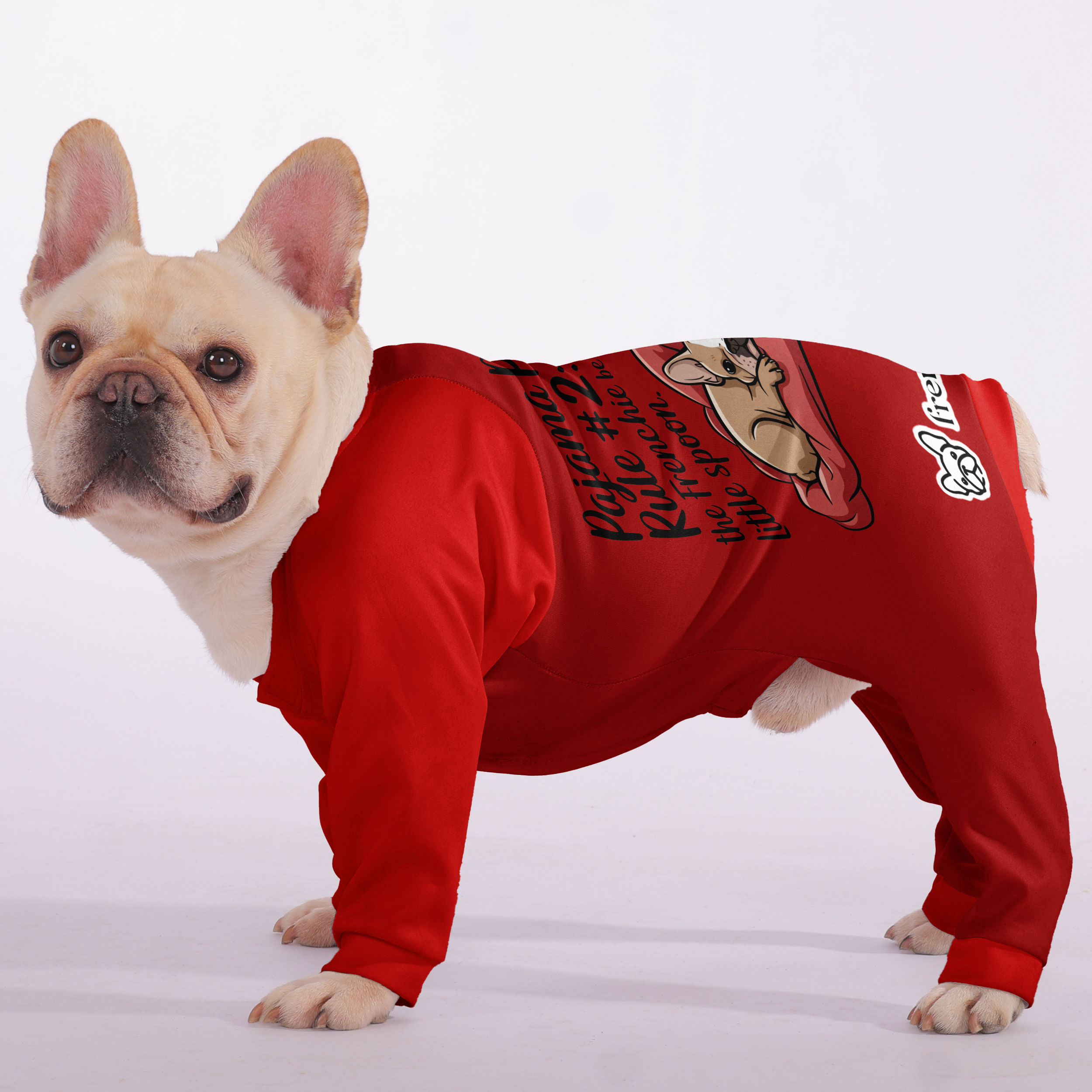 French Bulldog Stylish Dog Pajamas for Short-Nosed Dogs-fadou