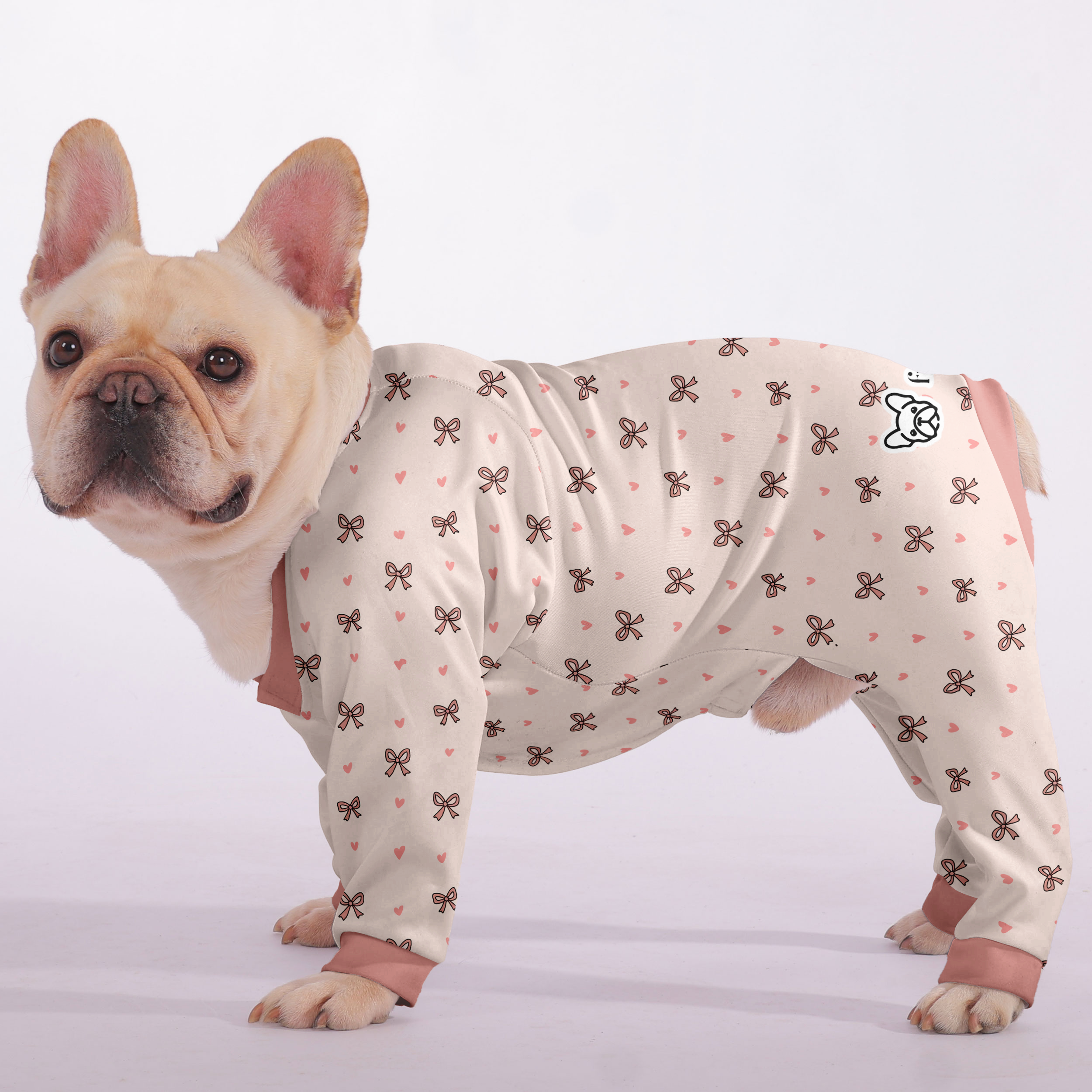 French Bulldog Soft Cozy Pajama Set for Dog Moms & Dads-fadou