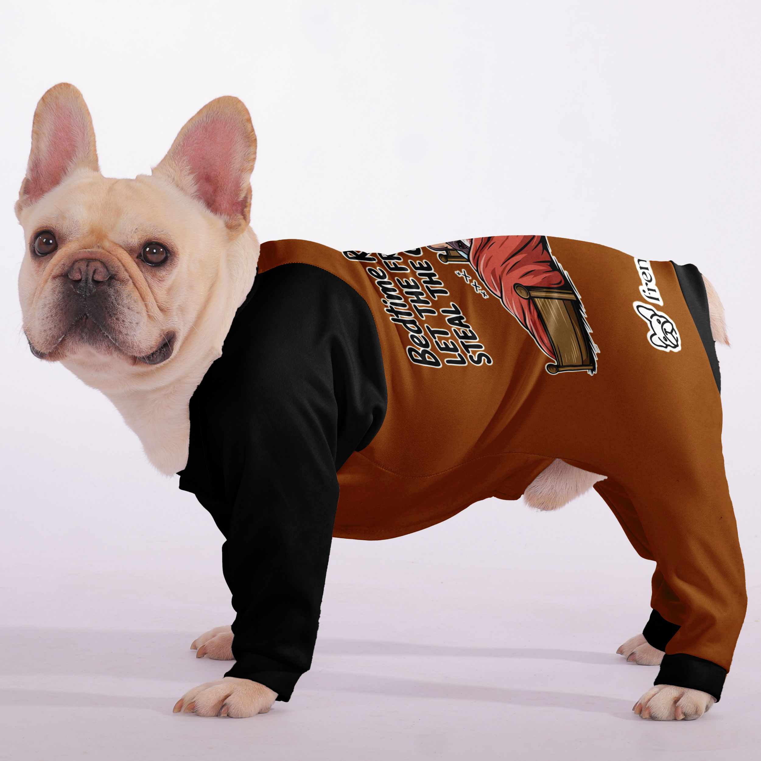 French Bulldog Soft Cozy Sofa Bed for Brachycephalic Dogs-fadou
