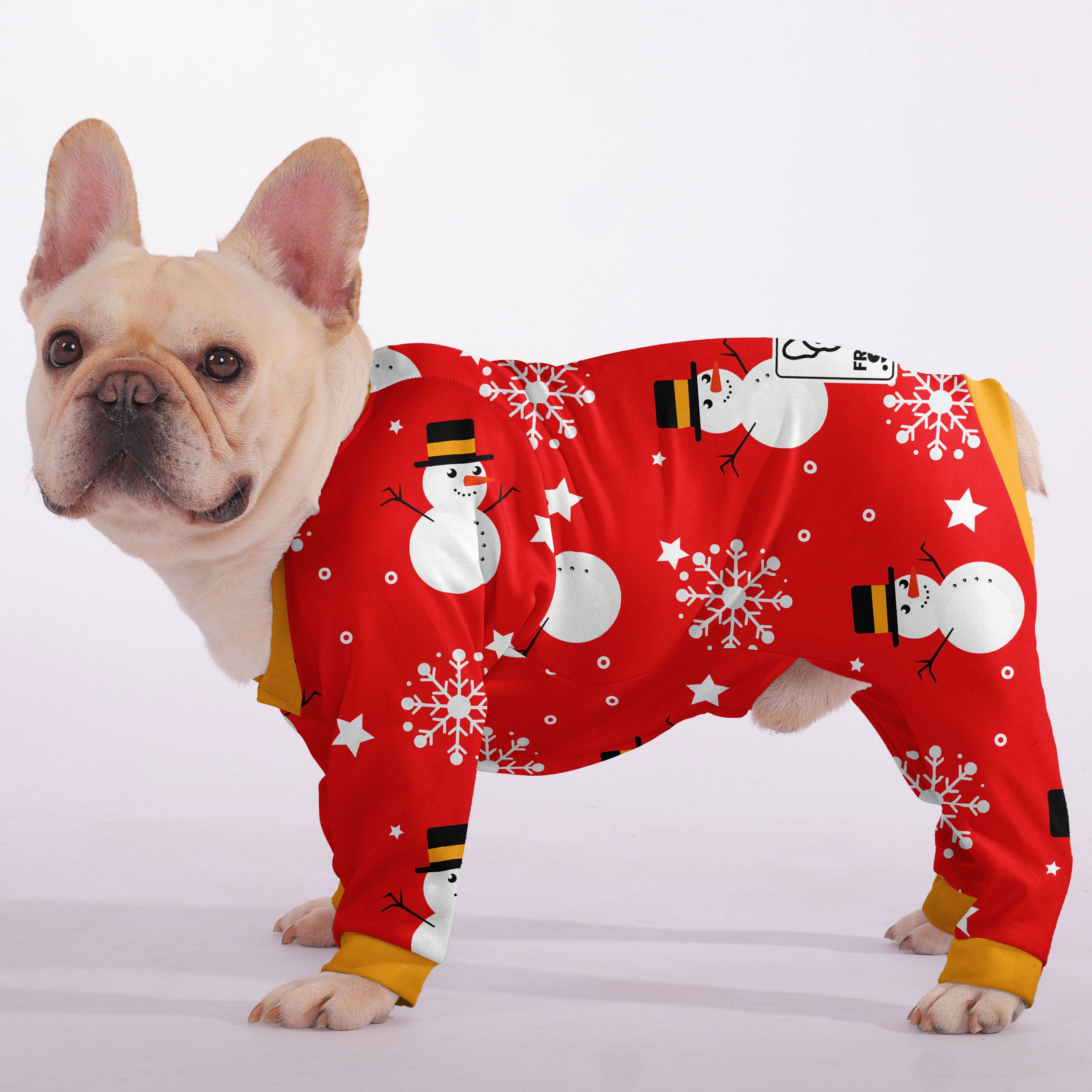 Noodle French Bulldog Sleepwear Pajamas for Frenchie Fans-fadou