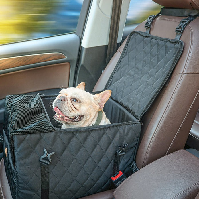 French Bulldog Car Seat Cover 3 in 1 for Short-Nosed Dogs-fadou