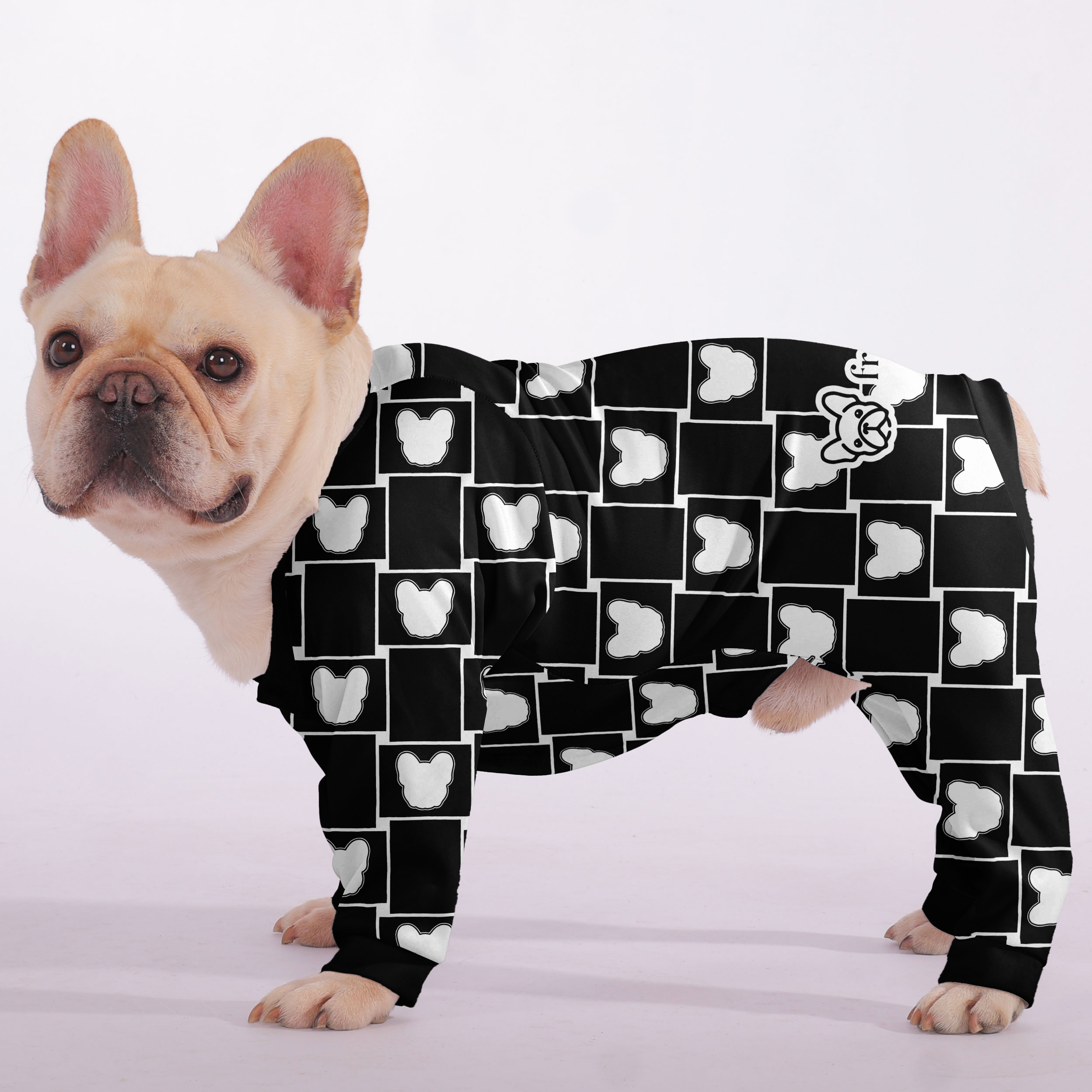French Bulldog Soft Pet Sleepwear for Training Sessions-fadou