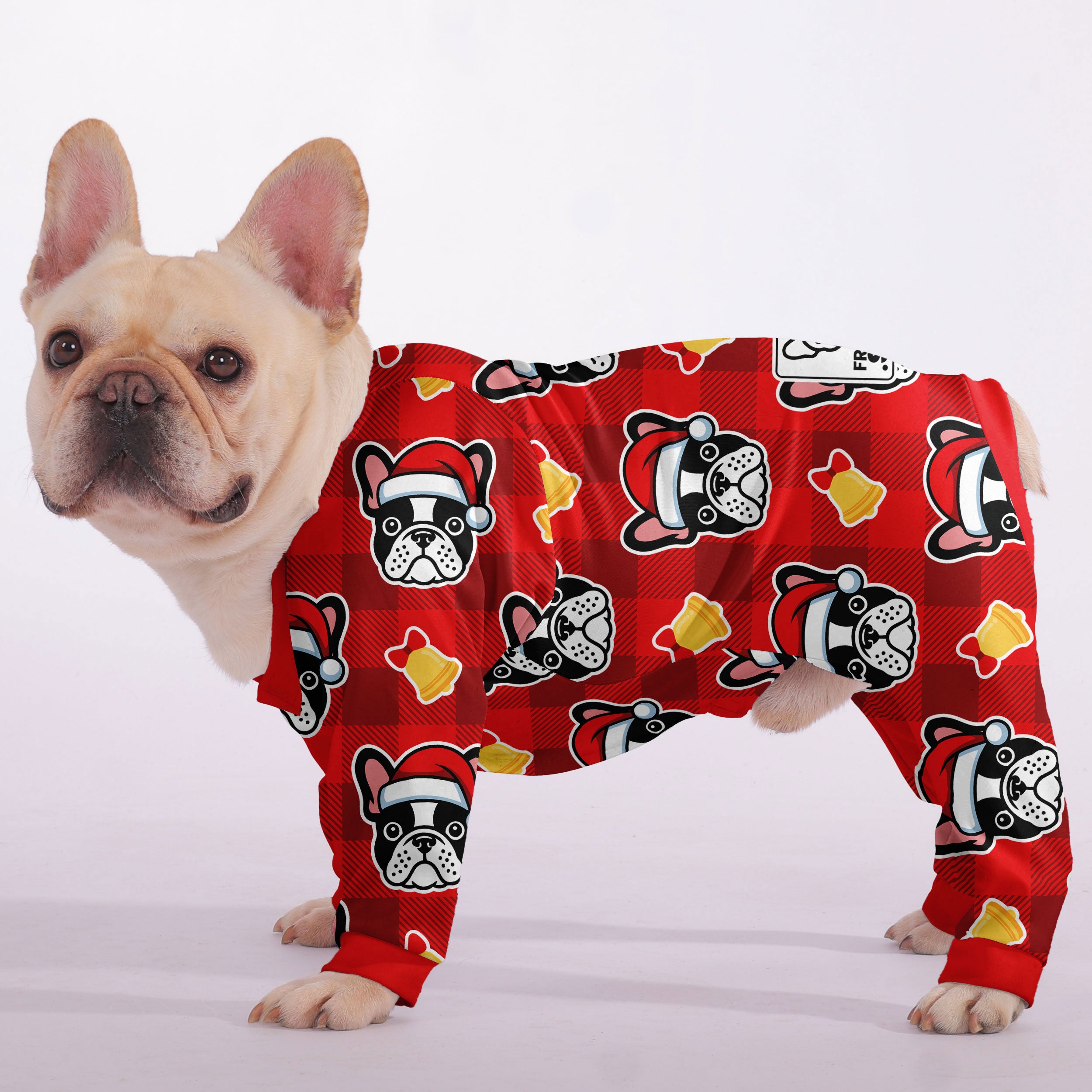 Bea French Bulldog Cotton Pajamas for Frenchie Enthusiasts-fadou