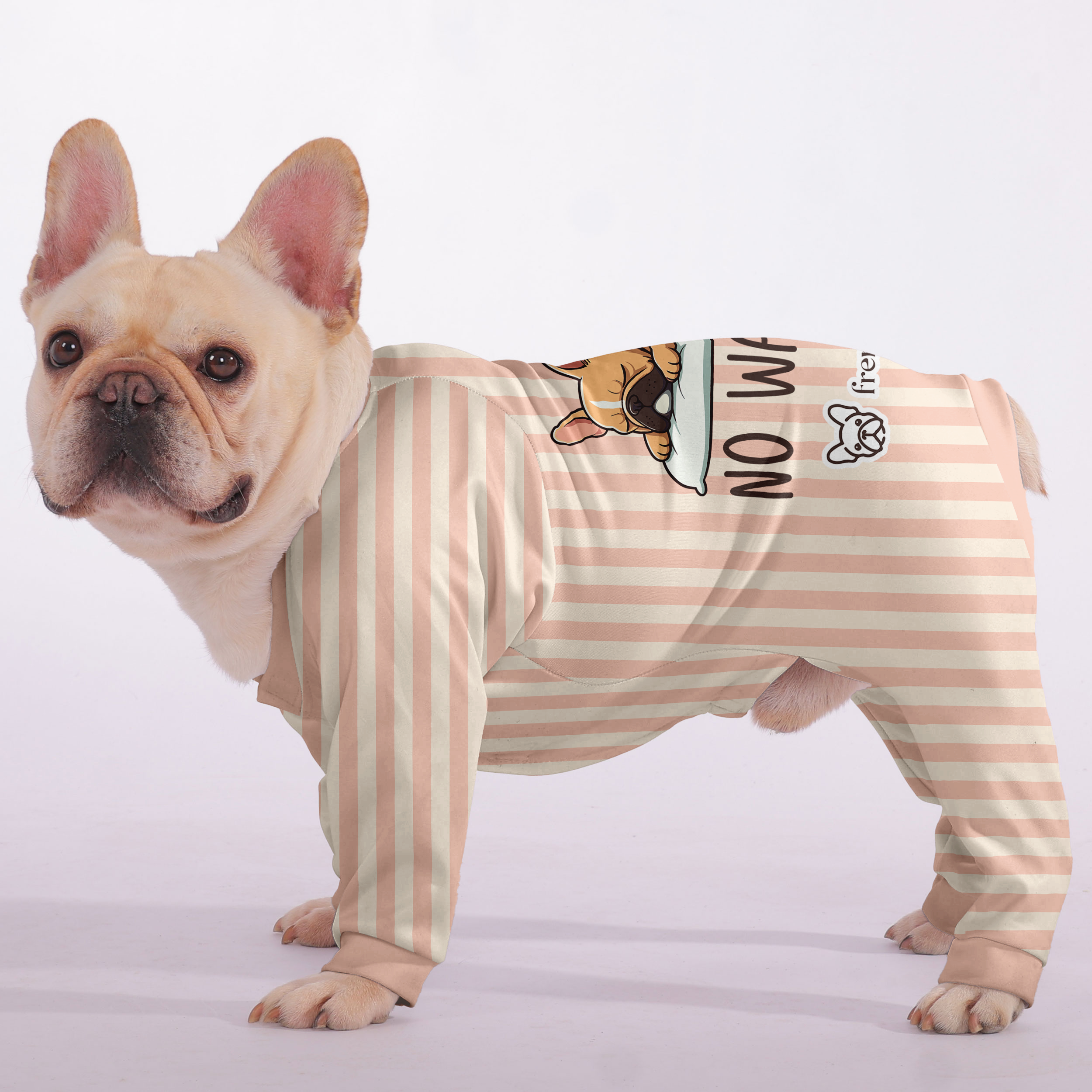 Frenchie Personalized Pet Sleepwear for Training Sessions-fadou
