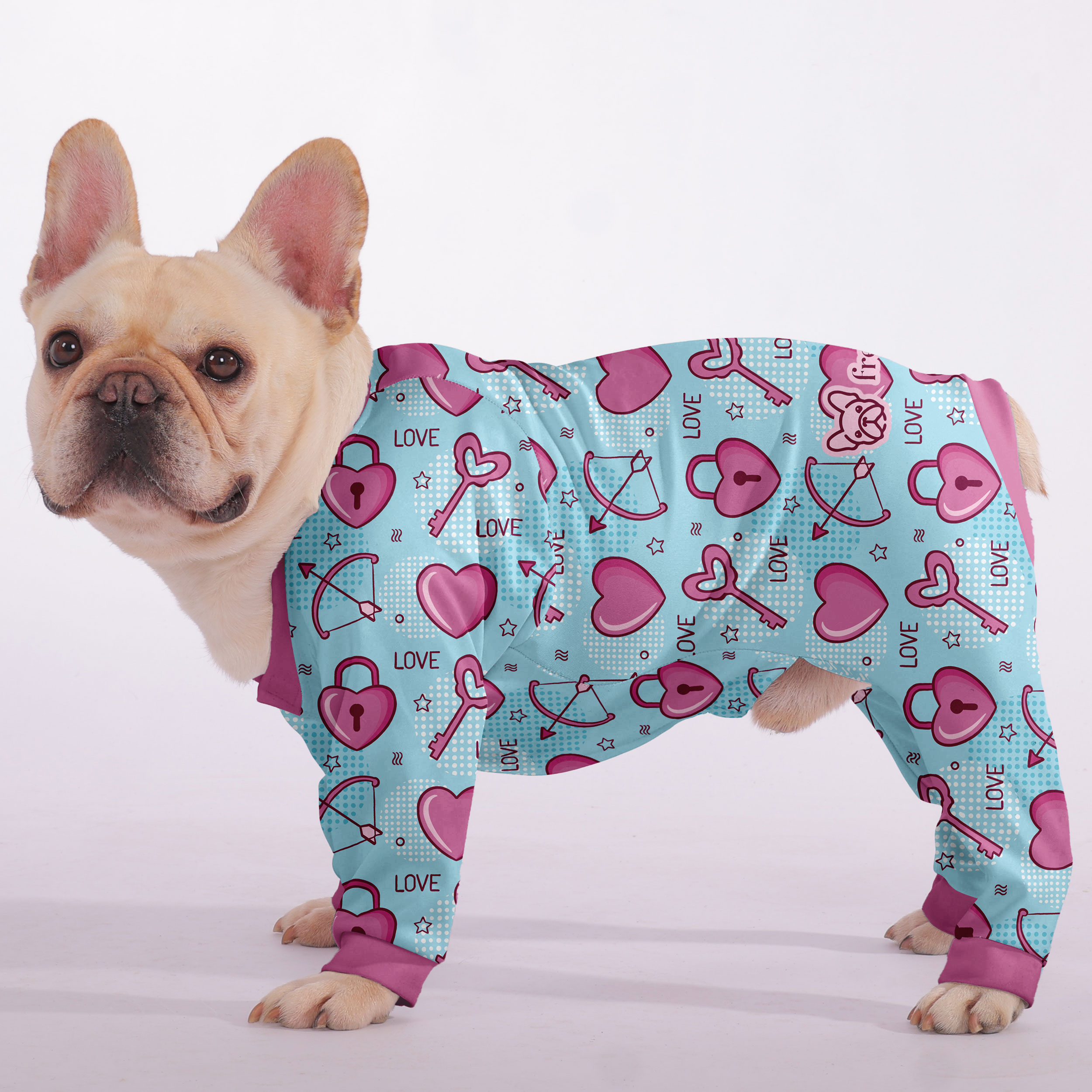 French Bulldog Ultra-Soft Night Outfit for Travel Comfort-fadou