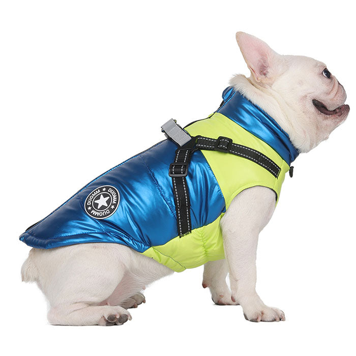French Bulldog Reflective Dog Coat for Flat-Face Breeds-fadou